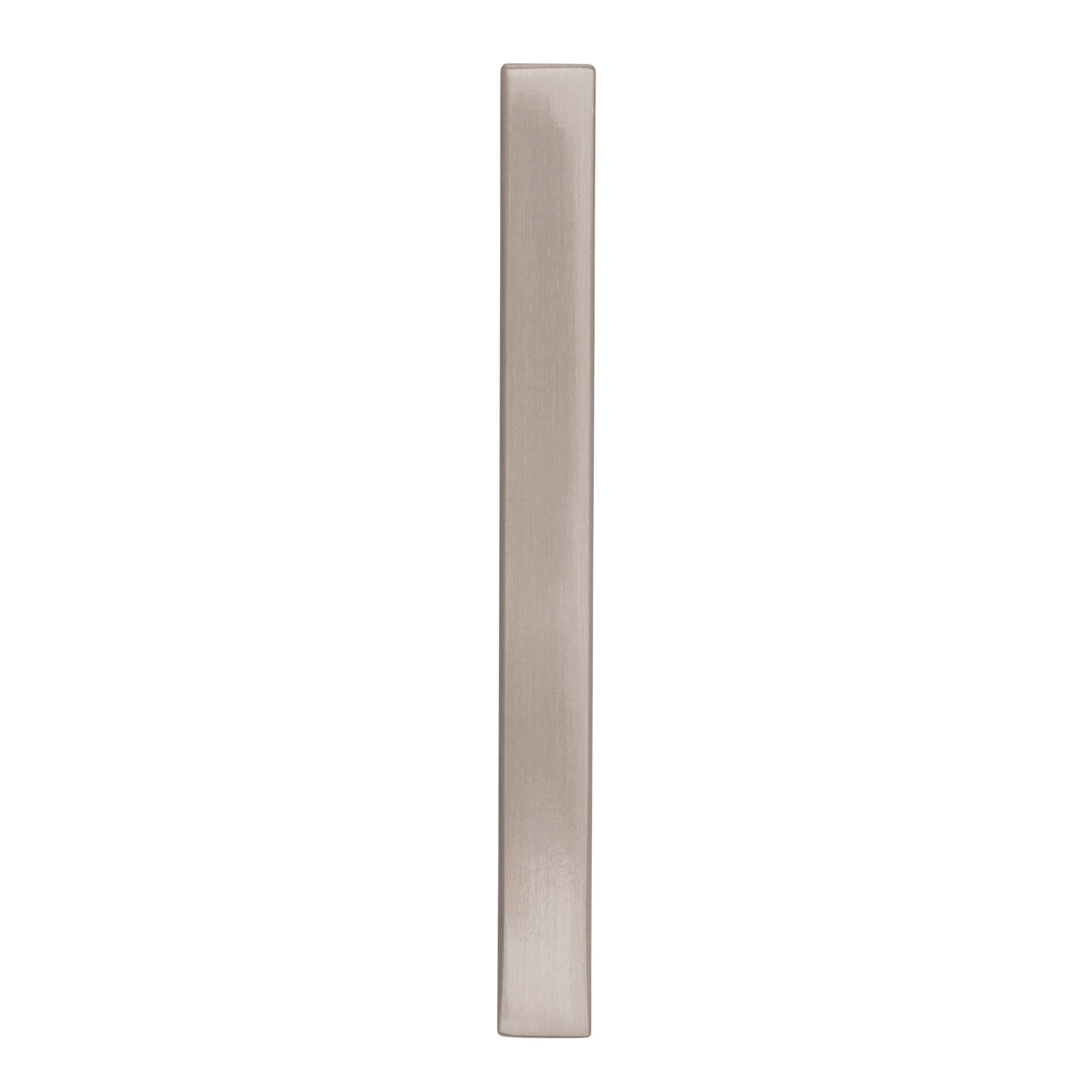 Monument Satin Nickel Rectangular Cabinet Bar Pull