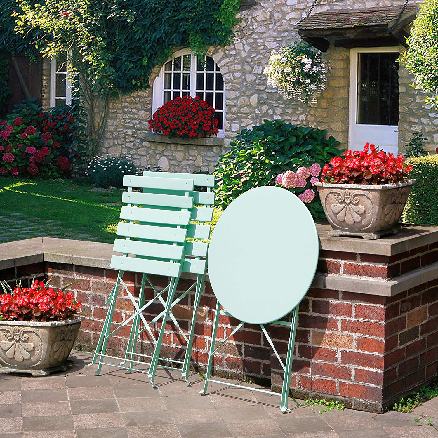 Clihome ZY-2BPPXSL6-GR Patio-Dining-Sets - View #3