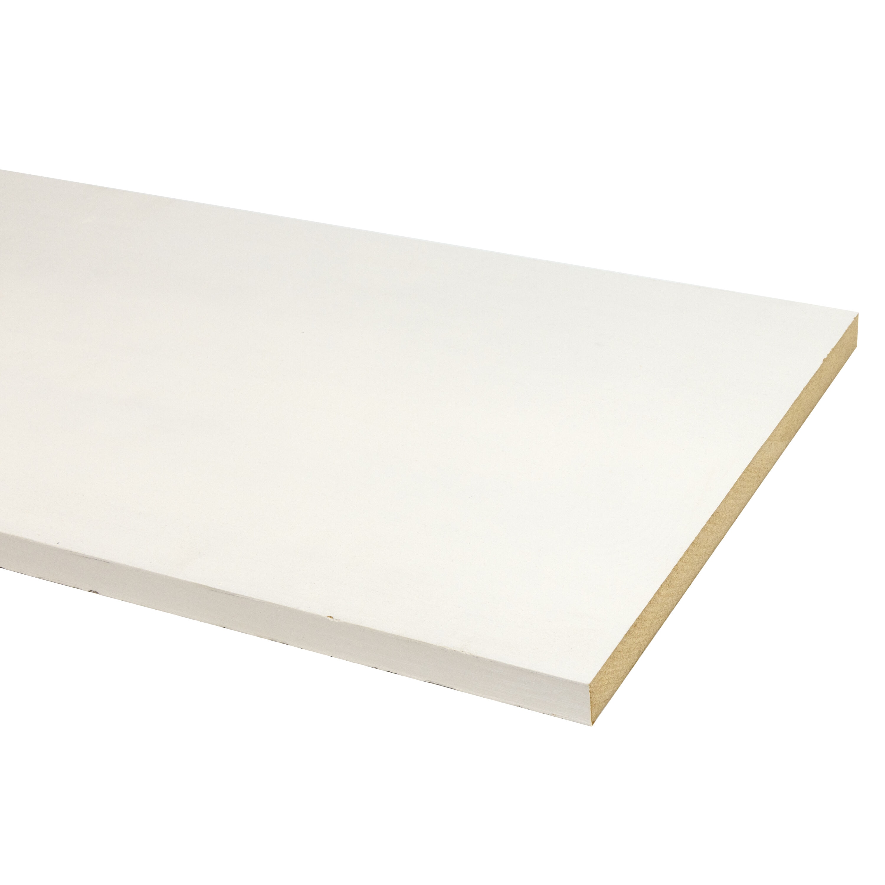 RELIABILT 1-in x 12-in x 8-ft Primed S4S MDF Board in the Appearance ...