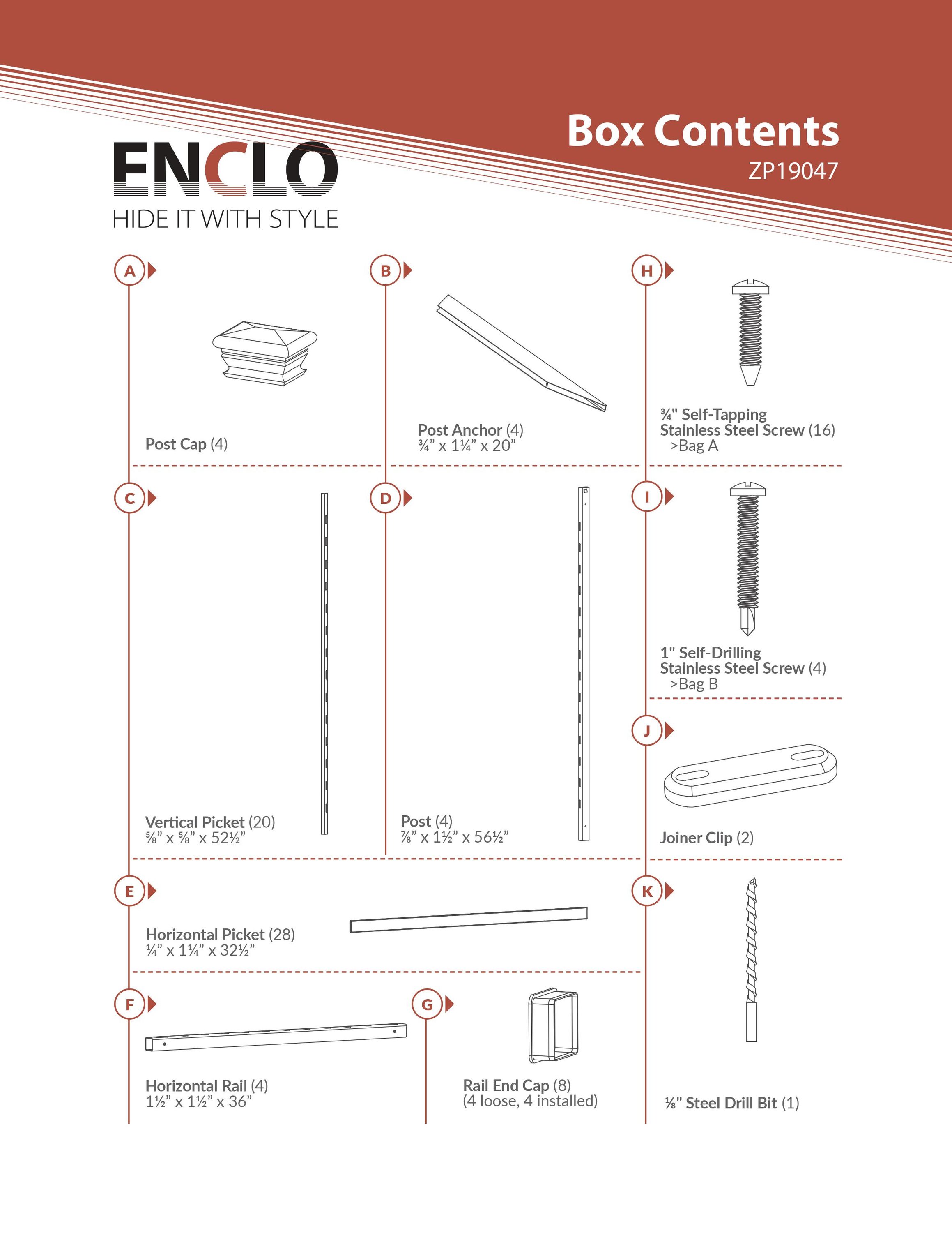 Enclo Privacy Screens ZP19047 Outdoor-Privacy-Screen - View #9