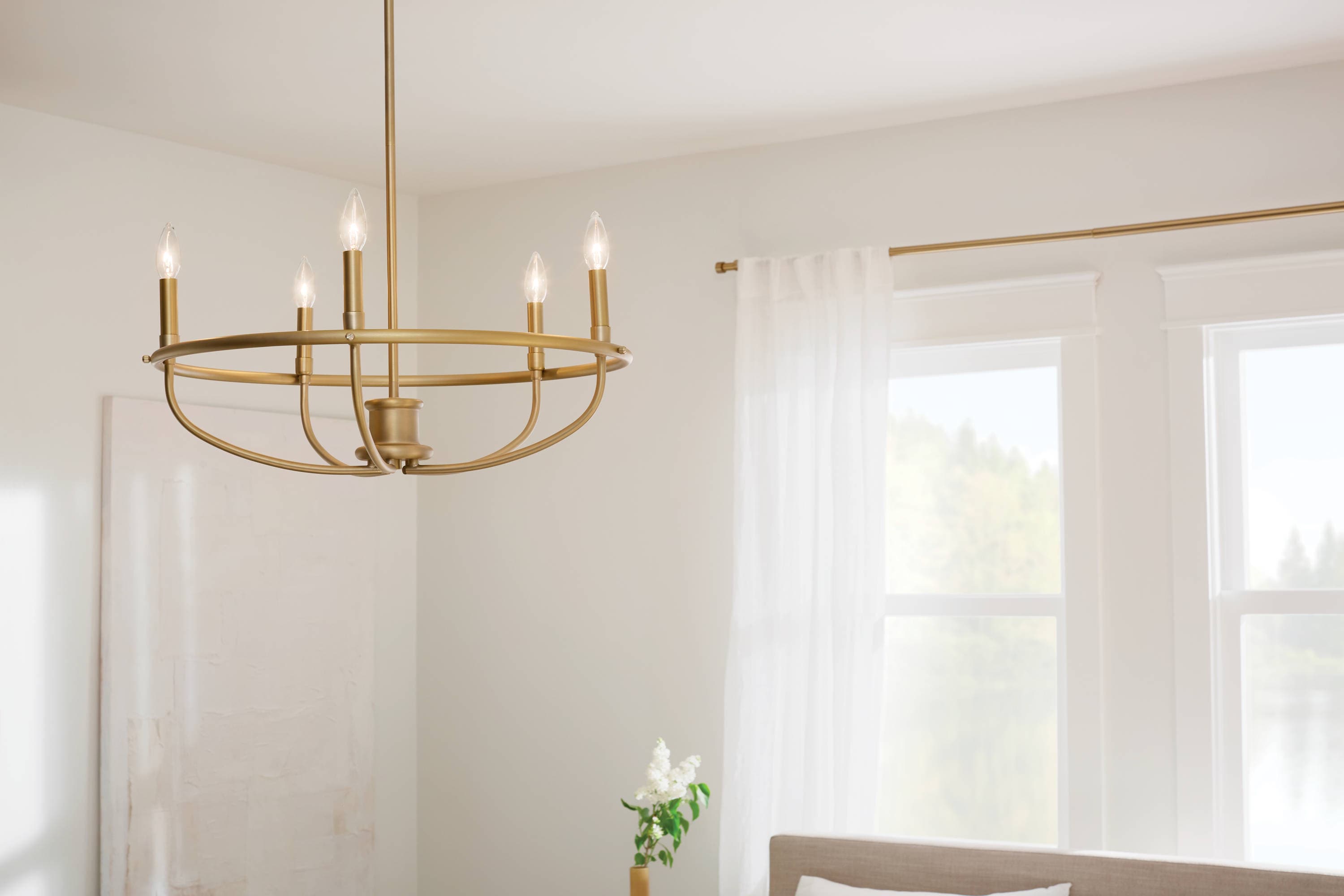 kichler bethel 5 light chandelier