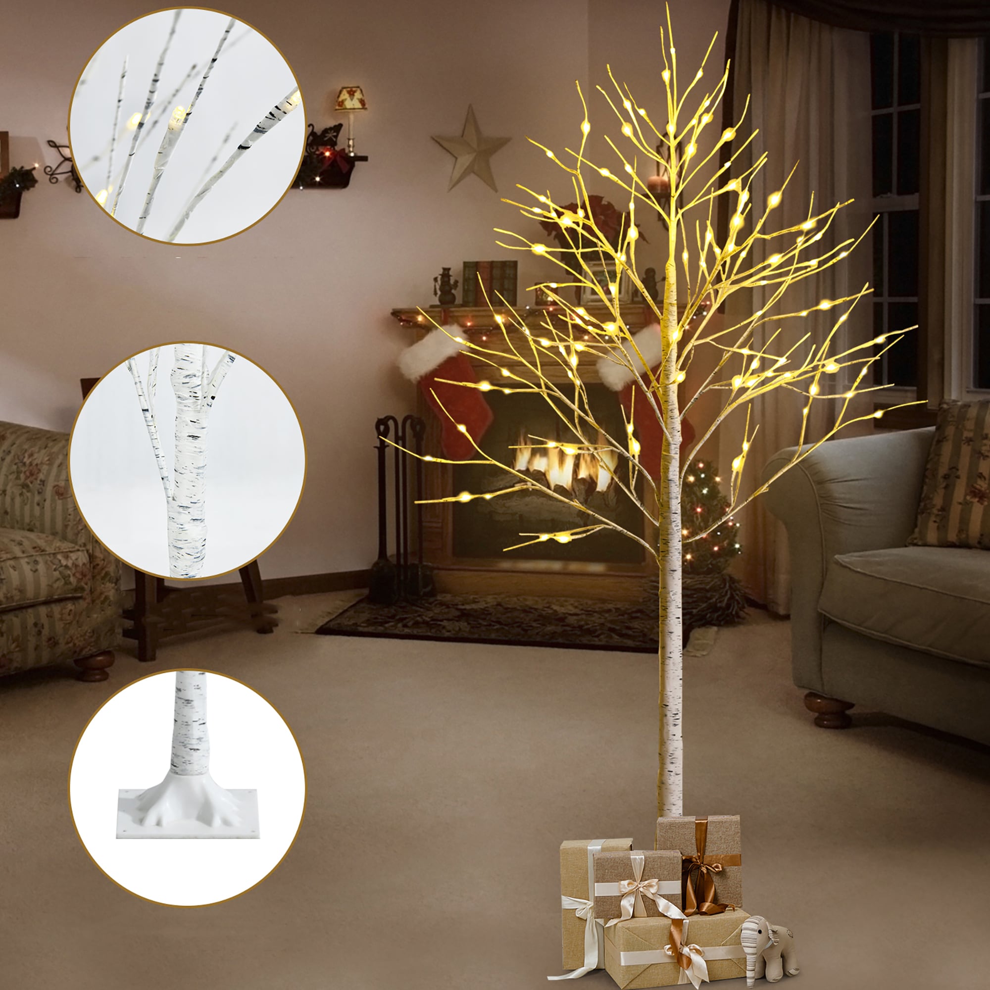 Costway CM23469US Artificial-Christmas-Trees - View #2