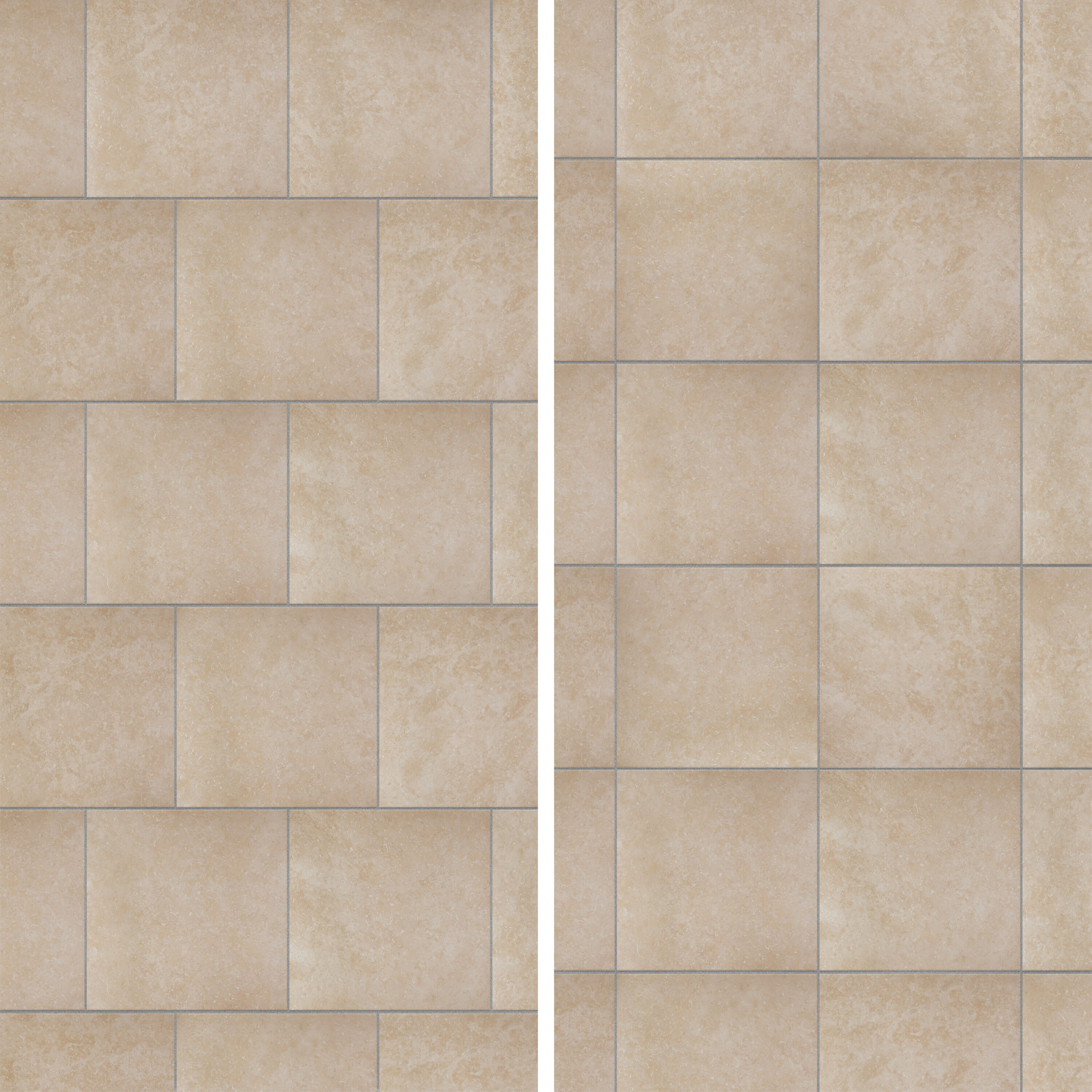 Roma 13-in x 13-in Beige Glazed Porcelain Floor and Wall Tile