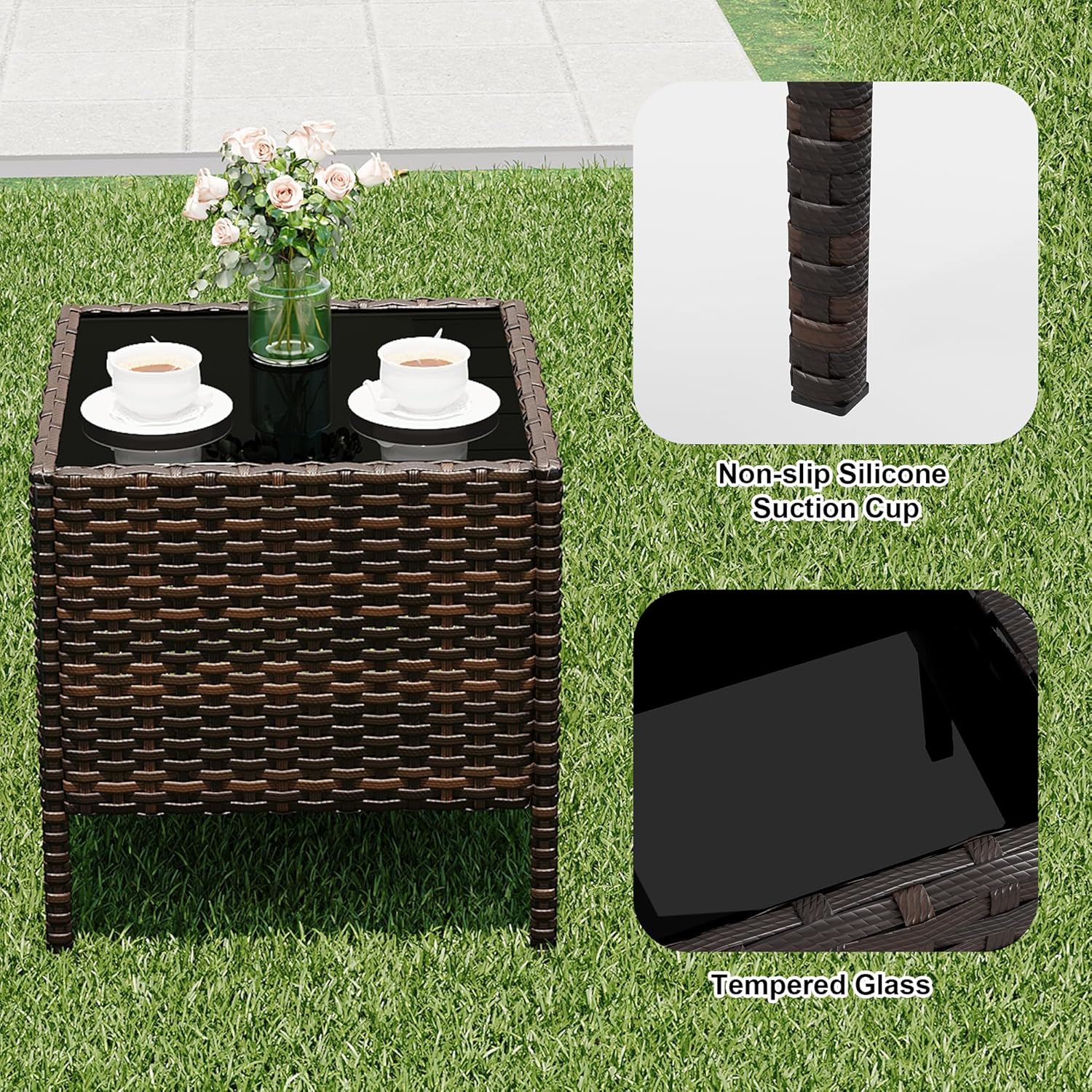 Qeetex LHF-DYQ-PHO-34ULW998 Patio-Dining-Sets - View #5