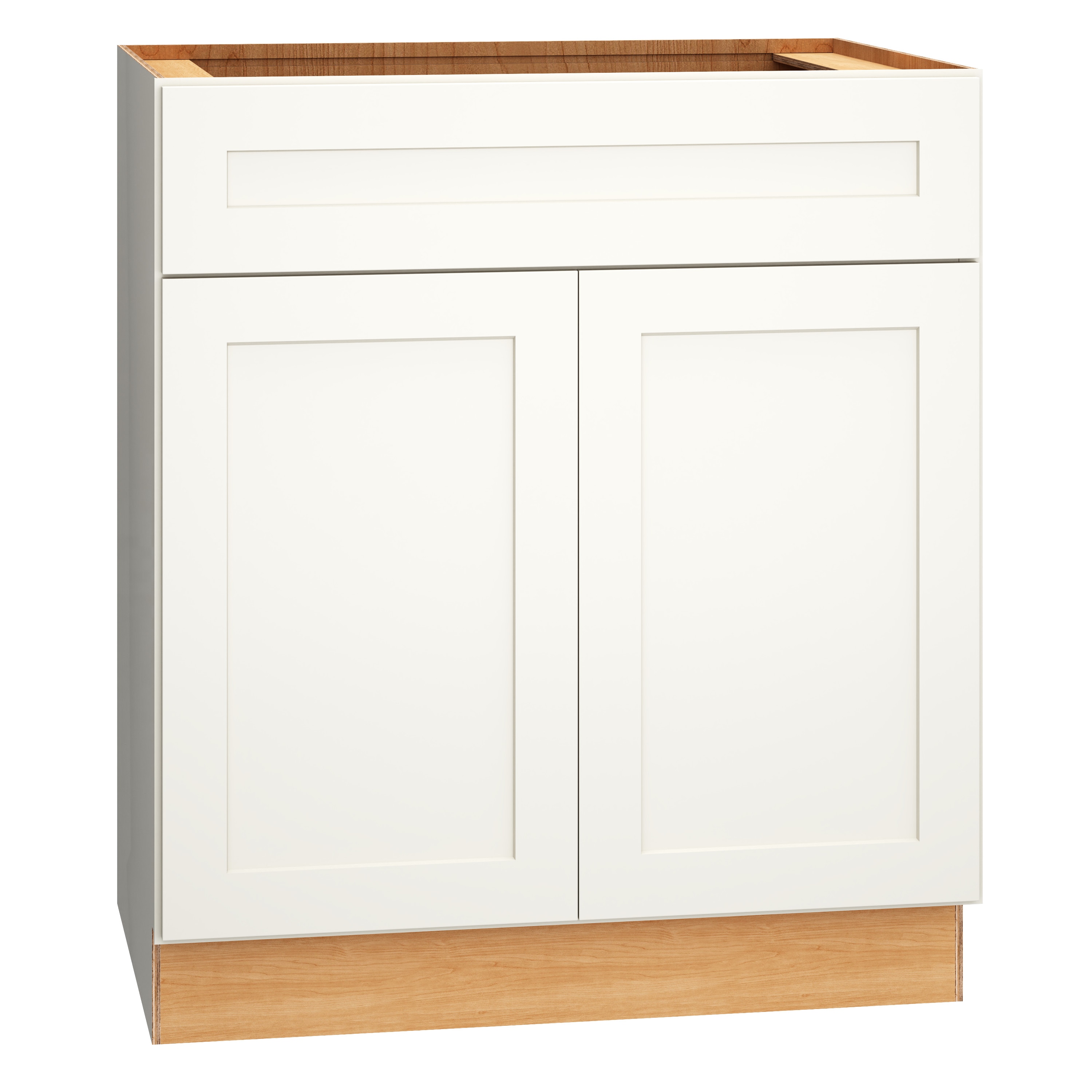 RELIABILT 332 VSB303421 Pinnacle 30-in White Bathroom Vanity Base Cabinet without Top