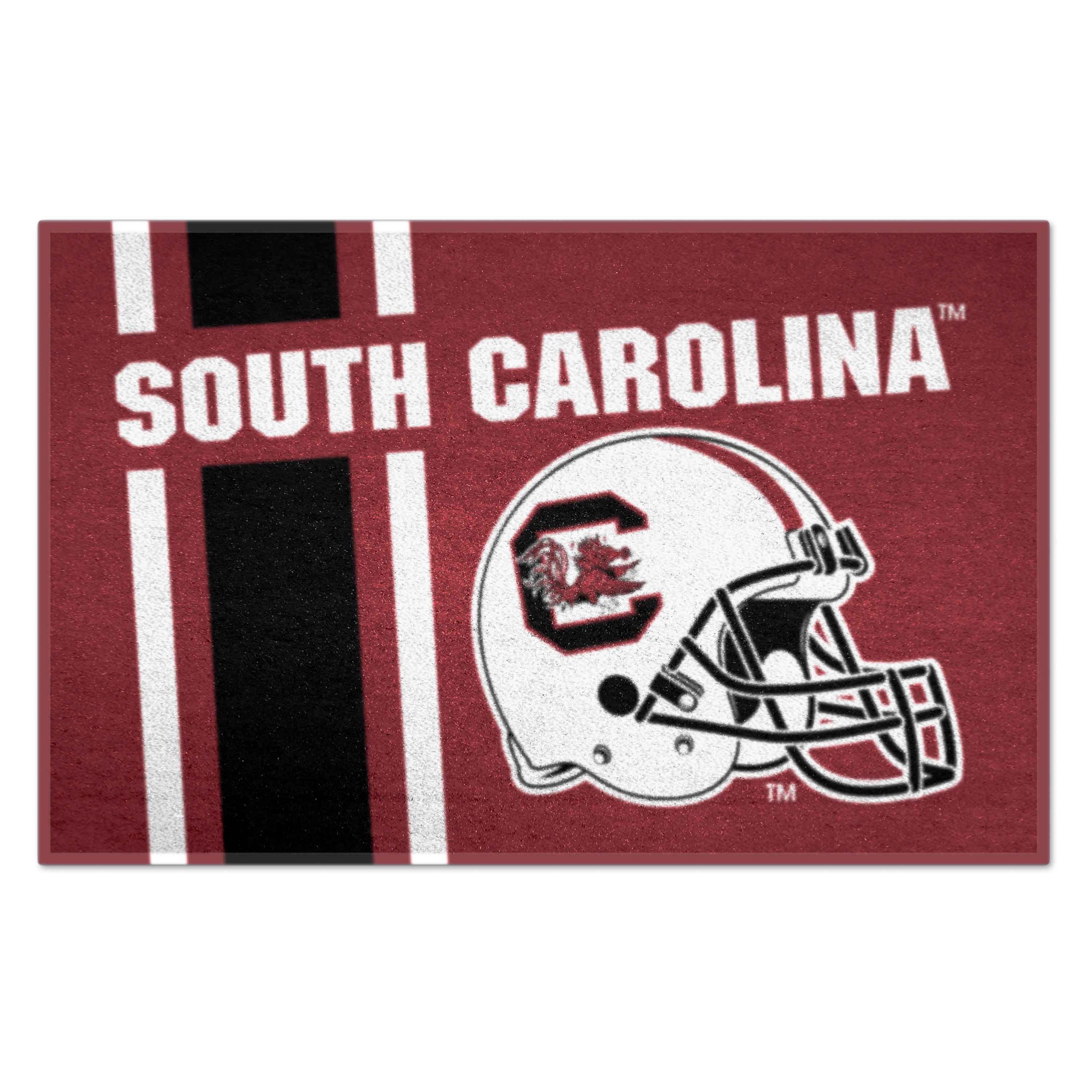 FANMATS 18776 South Carolina Gamecocks 2-ft x 3-ft Maroon Nylon Rectangular Indoor or outdoor Decorative Sports Door mat