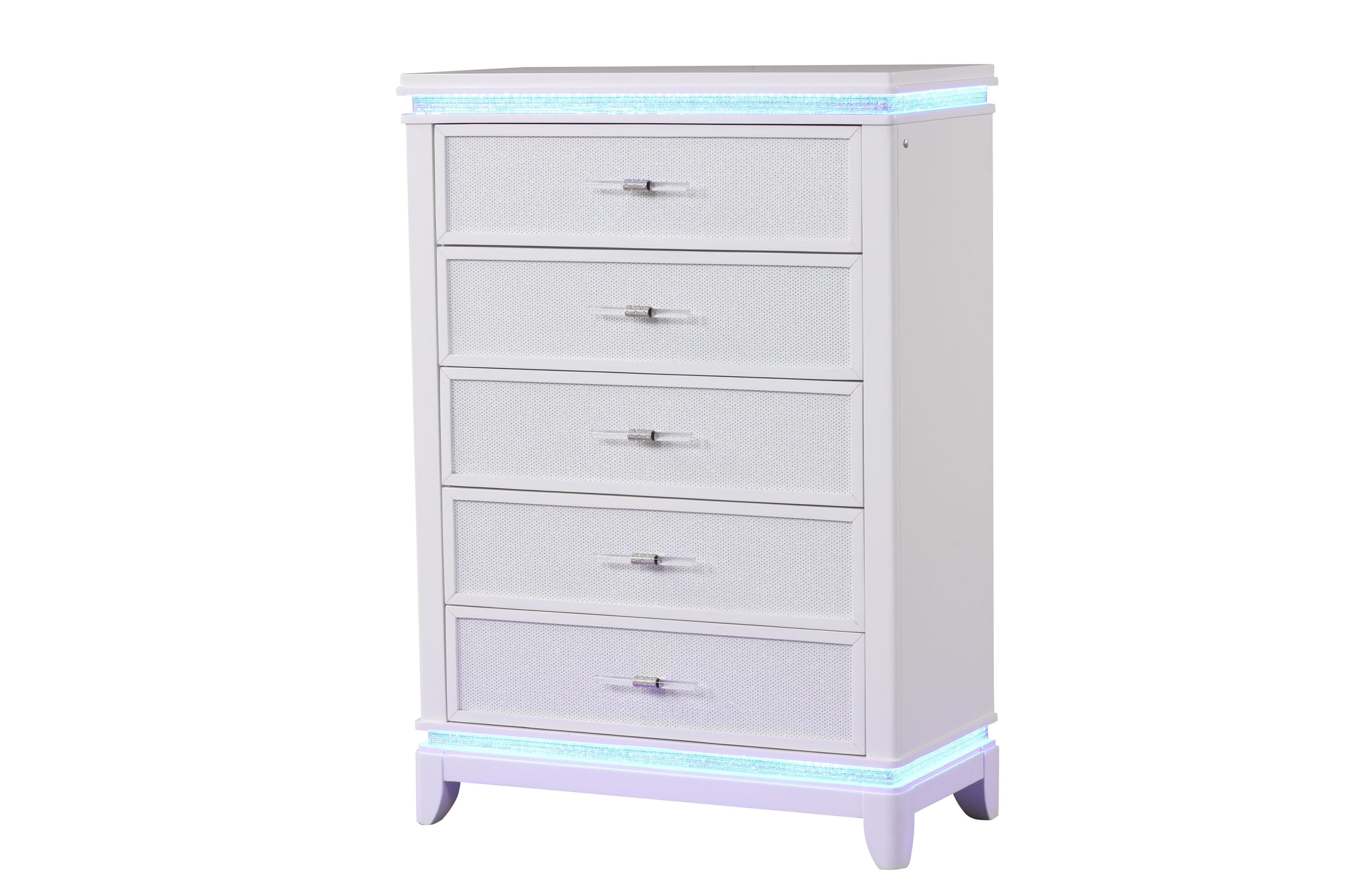 Opium White 5 -Drawer 35.98-in W Standard chest
