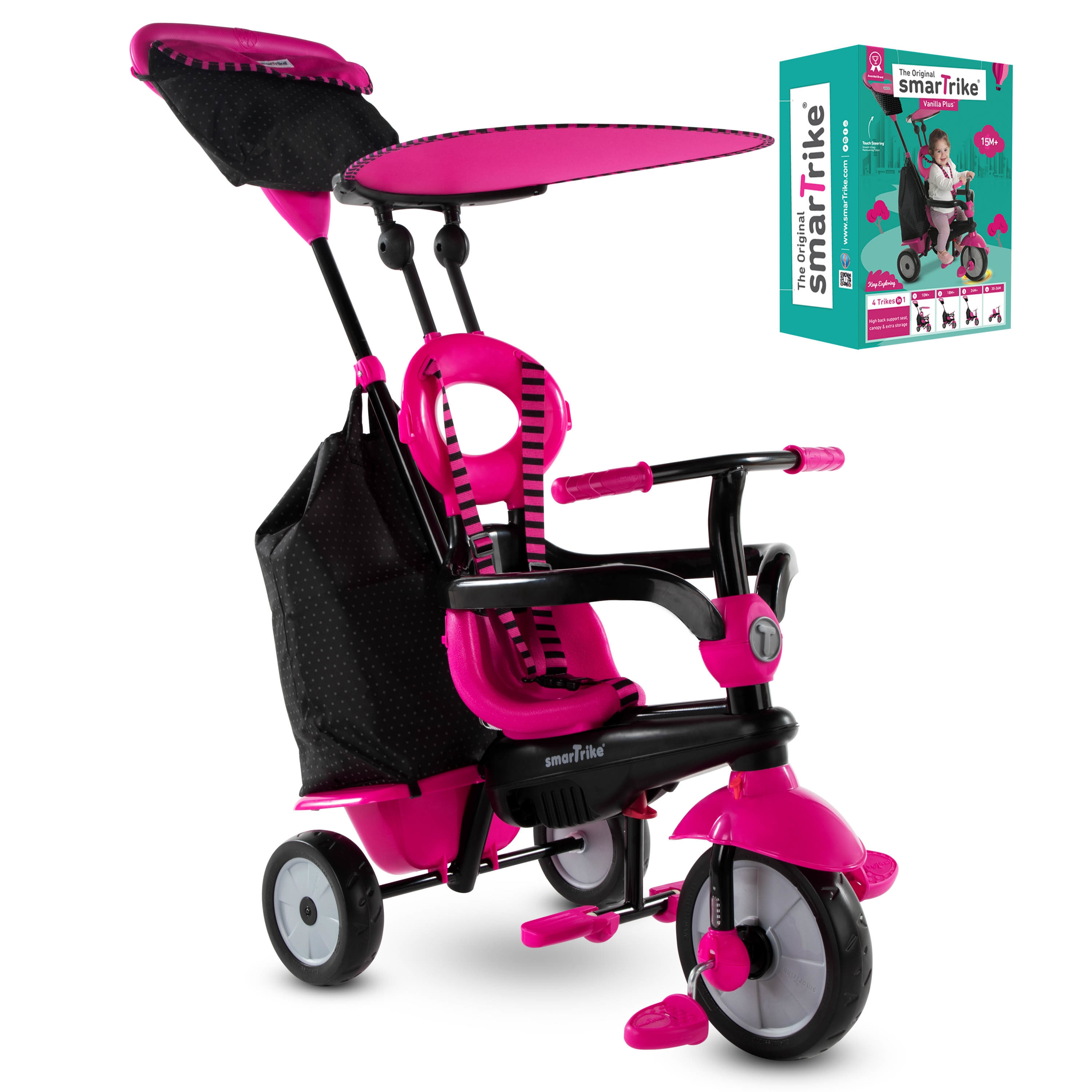 Disney Minnie Electro-Light Trike for Girls, Pink, by Huffy, Medium