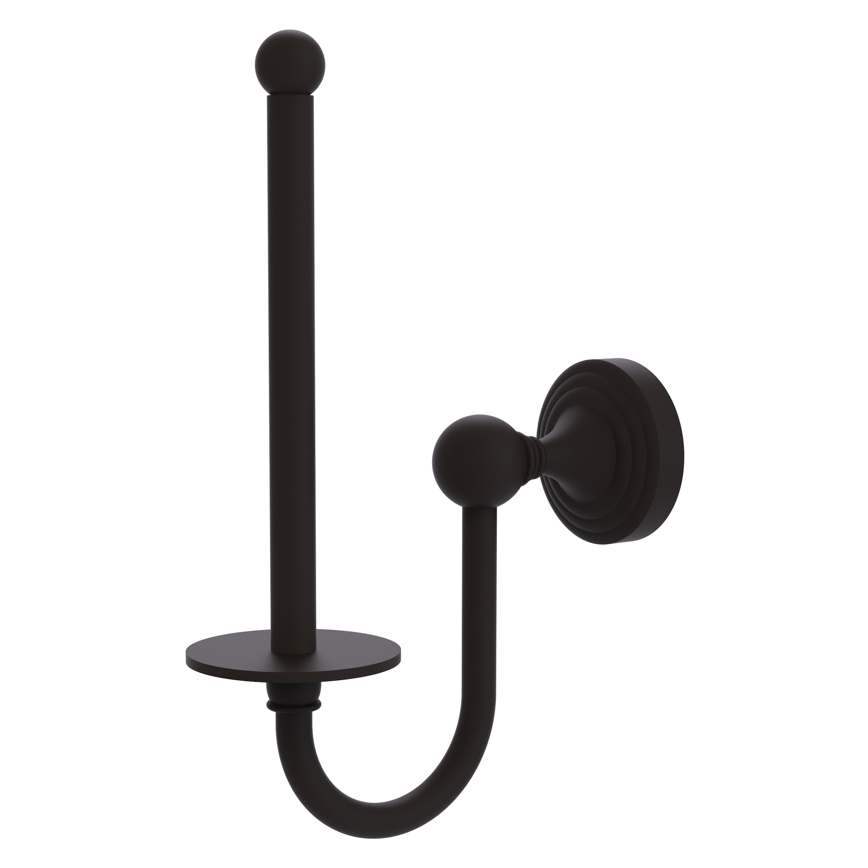 Allied Brass SG-24U-ORB Sag Harbor Oil-rubbed Bronze Wall mount Single post Toilet Paper Holder 1 -Rolls