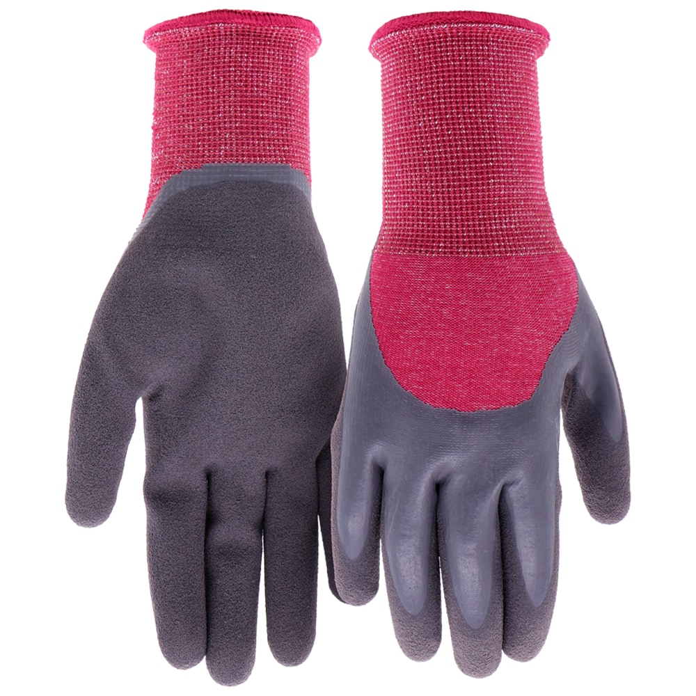Latex-Dipped Work Gloves, Medium