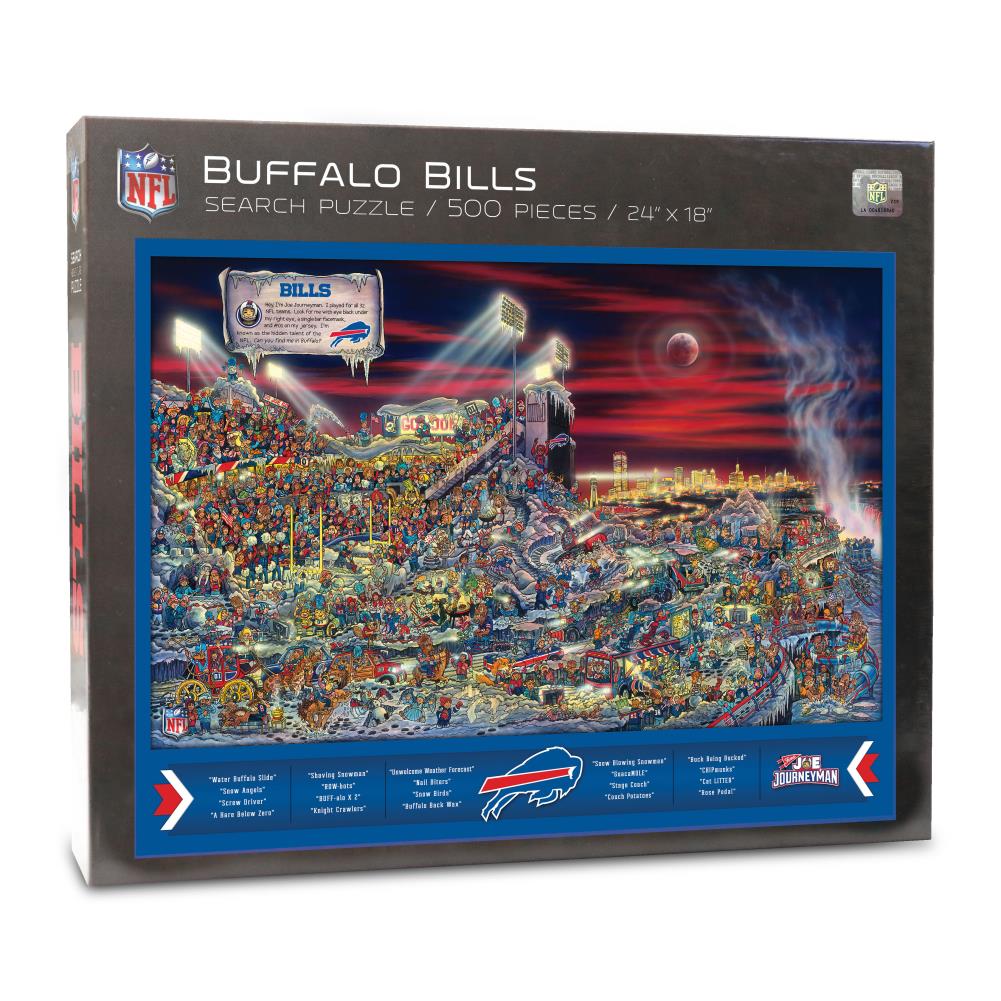 Ikke nok Traditionel udredning Joe Journeyman Buffalo Bills 500-Piece Football Jigsaw Puzzle in the Puzzles  department at Lowes.com