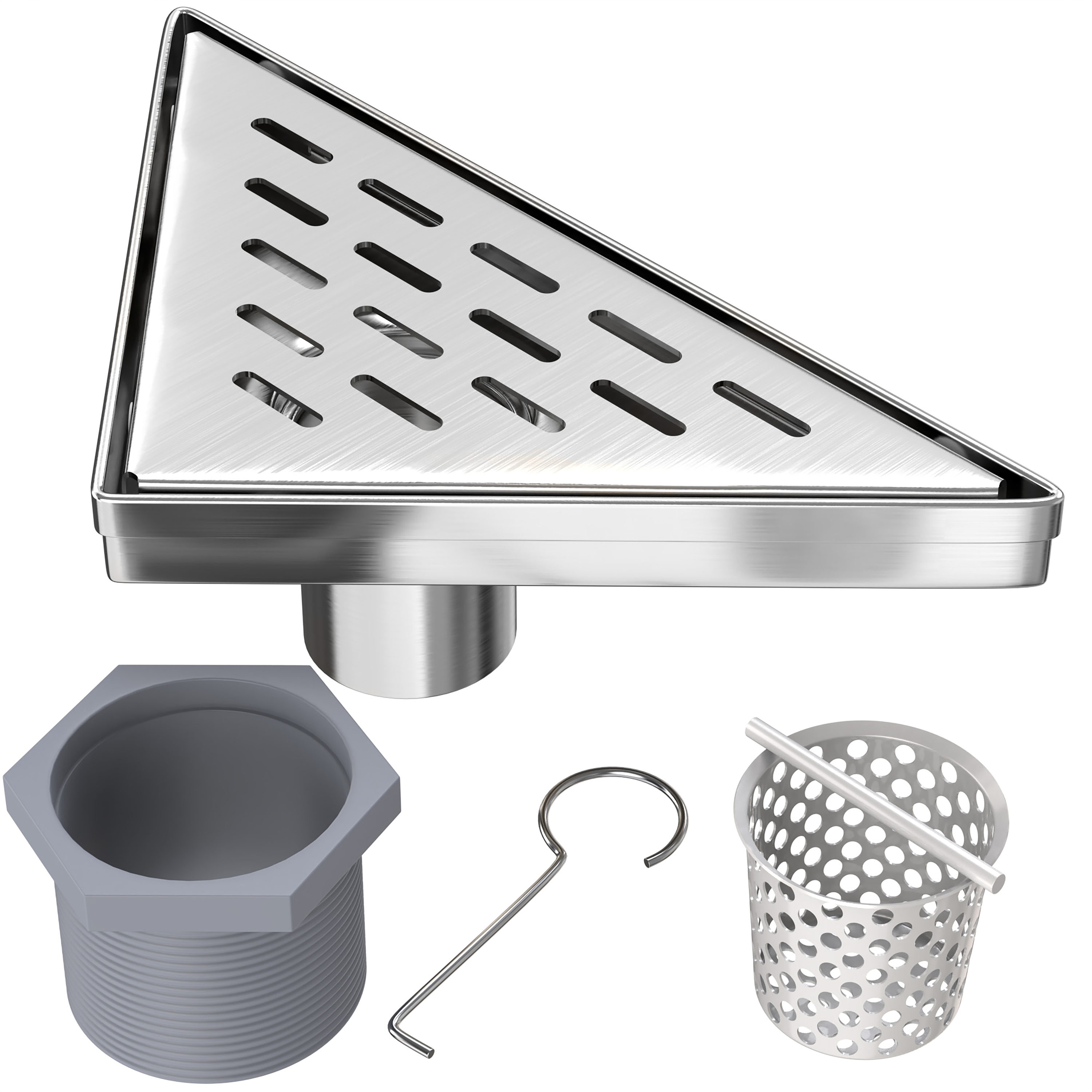 Danco 5-1/2-in Stainless Steel Round Stainless Steel Strainer in the Shower  Drains department at