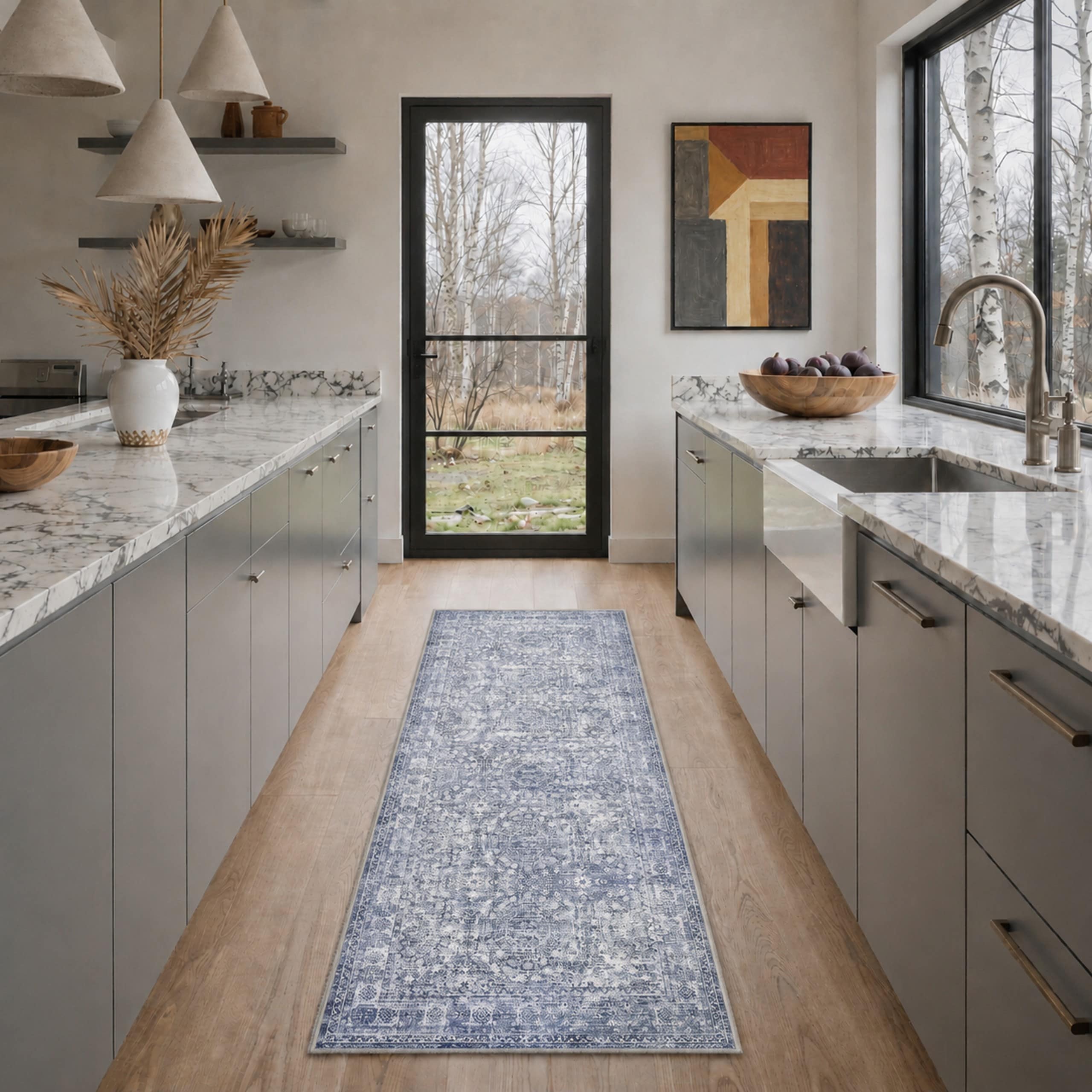 BAVNI ARP2686-BLUE-2X7 rugs - View #2