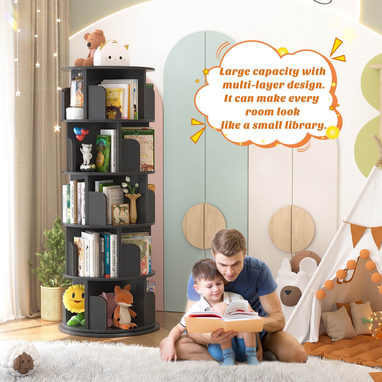 Aheaplus XZSJ-5C-B bookcases - View #7