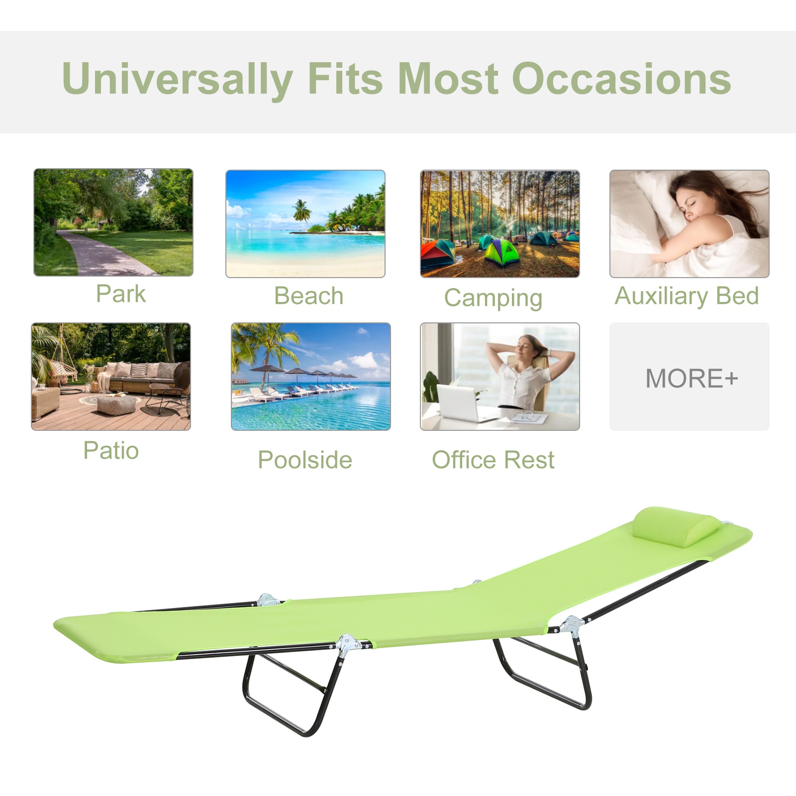 Outsunny 84B-397GN Patio-Chairs - View #7