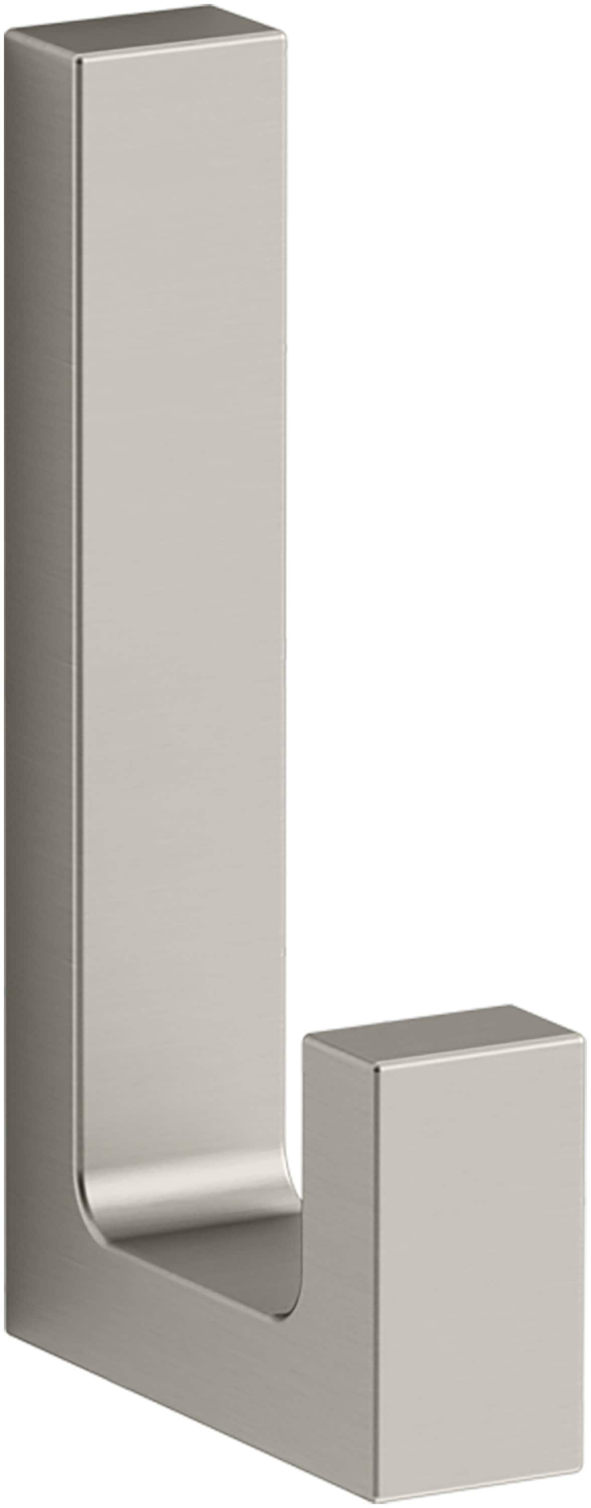 KOHLER K-27363-BN Draft Vibrant Brushed Nickel Single -Hook Wall mount Towel Hook