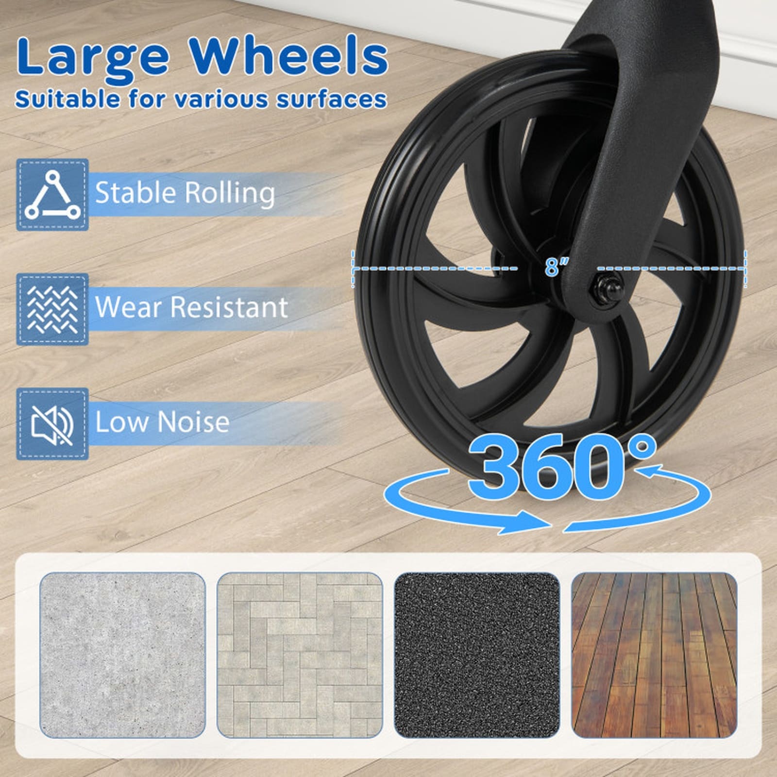 SUGIFT LW102SUGHY3415 Walkers-Wheelchairs-Rollators - View #3