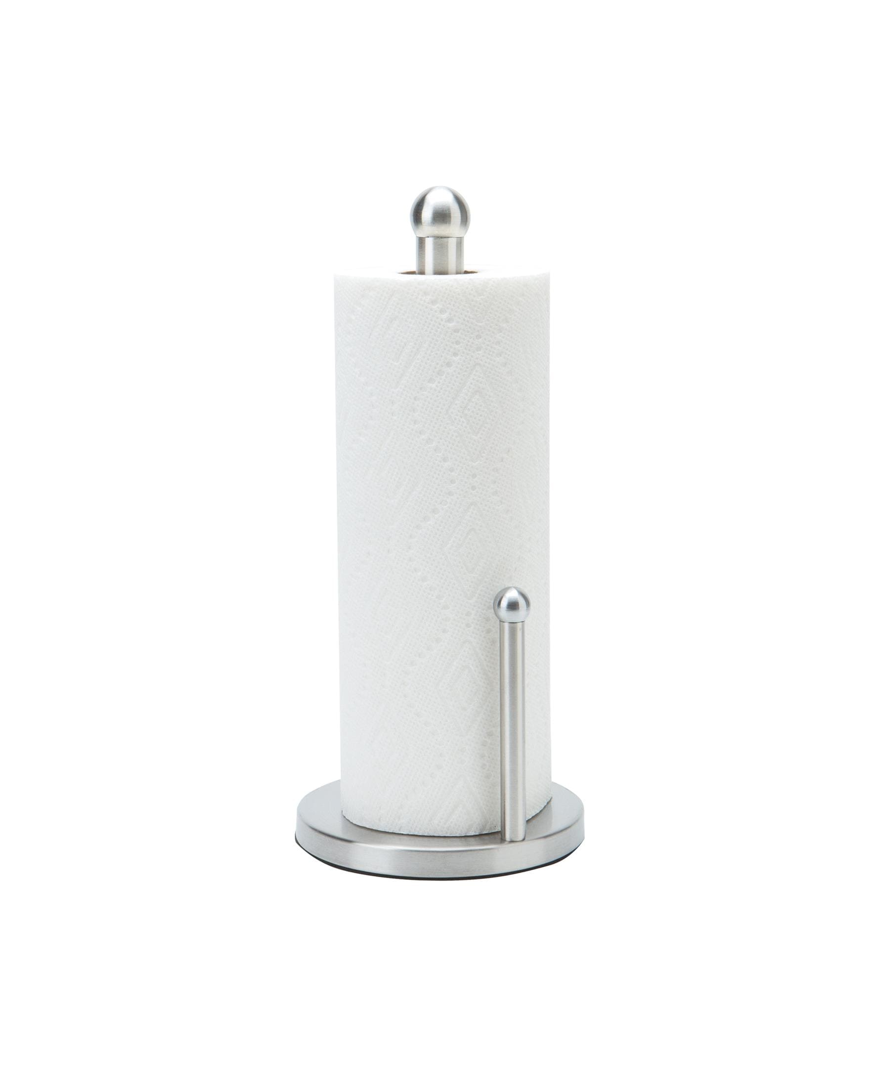 OXO Stainless Steel Metal Freestanding Paper Towel Holder in the Paper  Towel Holders department at