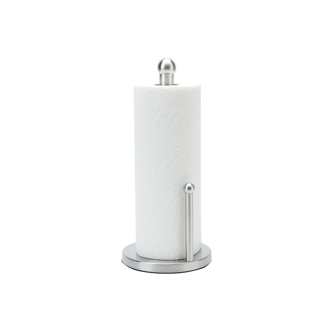 Kitchen Details Metal Silver Paper Towel Holder in the Paper Towel Holders  department at