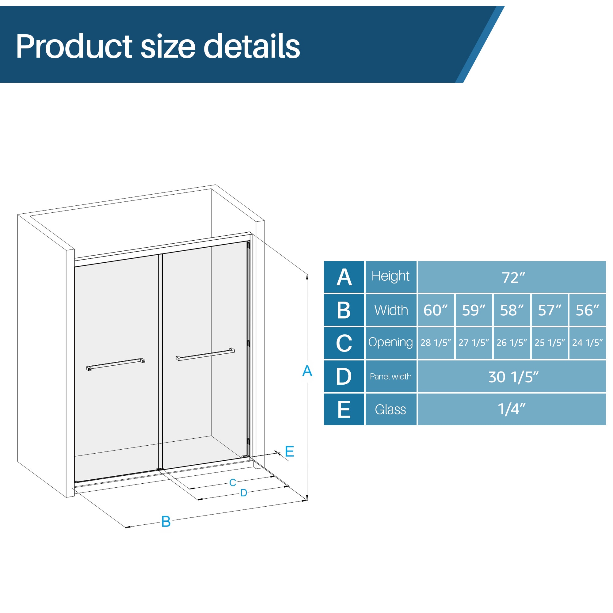 Dovelina FXLS0104-091603 Shower-Doors - View #3