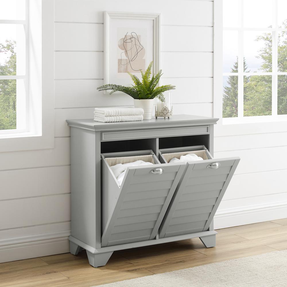 Crosley Furniture CF7003-GY Hamper-Baskets - View #12