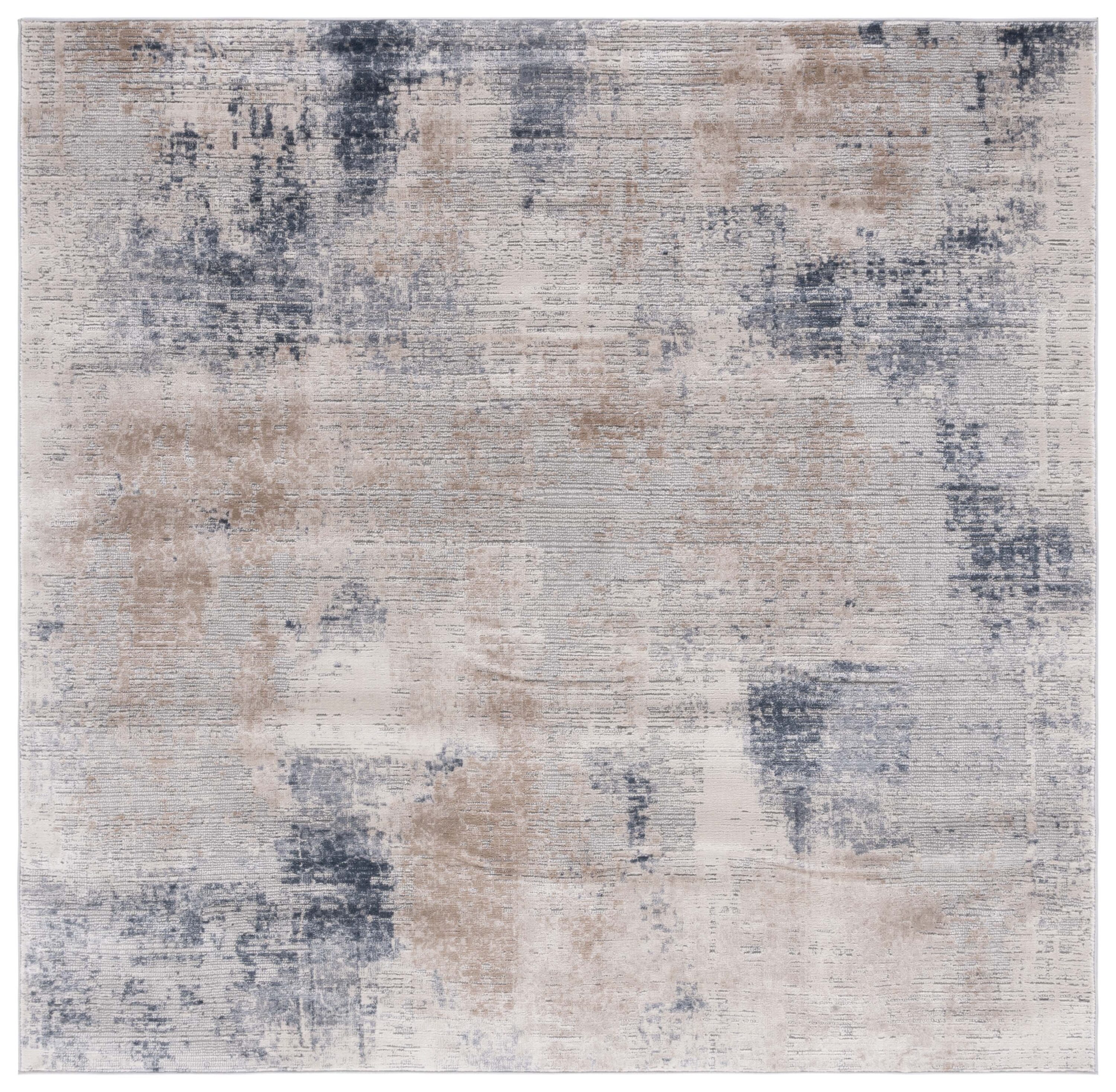 Vogue 212B Beige/Blue 7 X 7 Area Rug