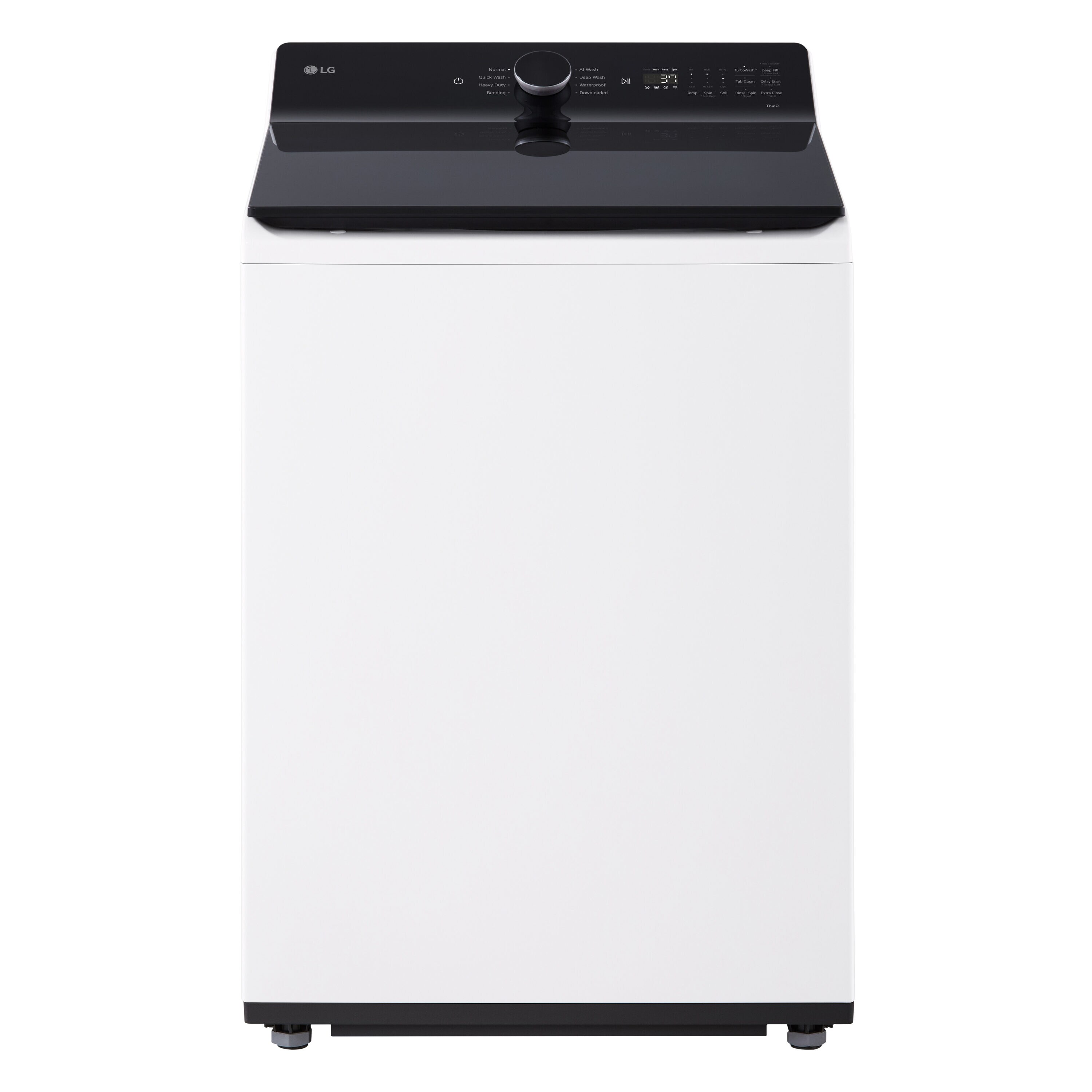LG 5.3-cu ft Agitator Smart Top-Load Washer (Alpine White) ENERGY STAR
