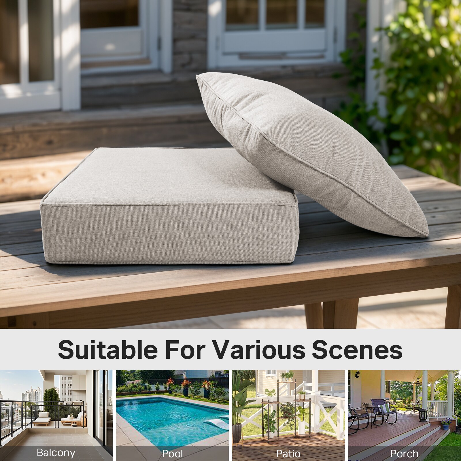 Rilyson FSZBD022-2 Patio-Furniture-Cushions - View #8