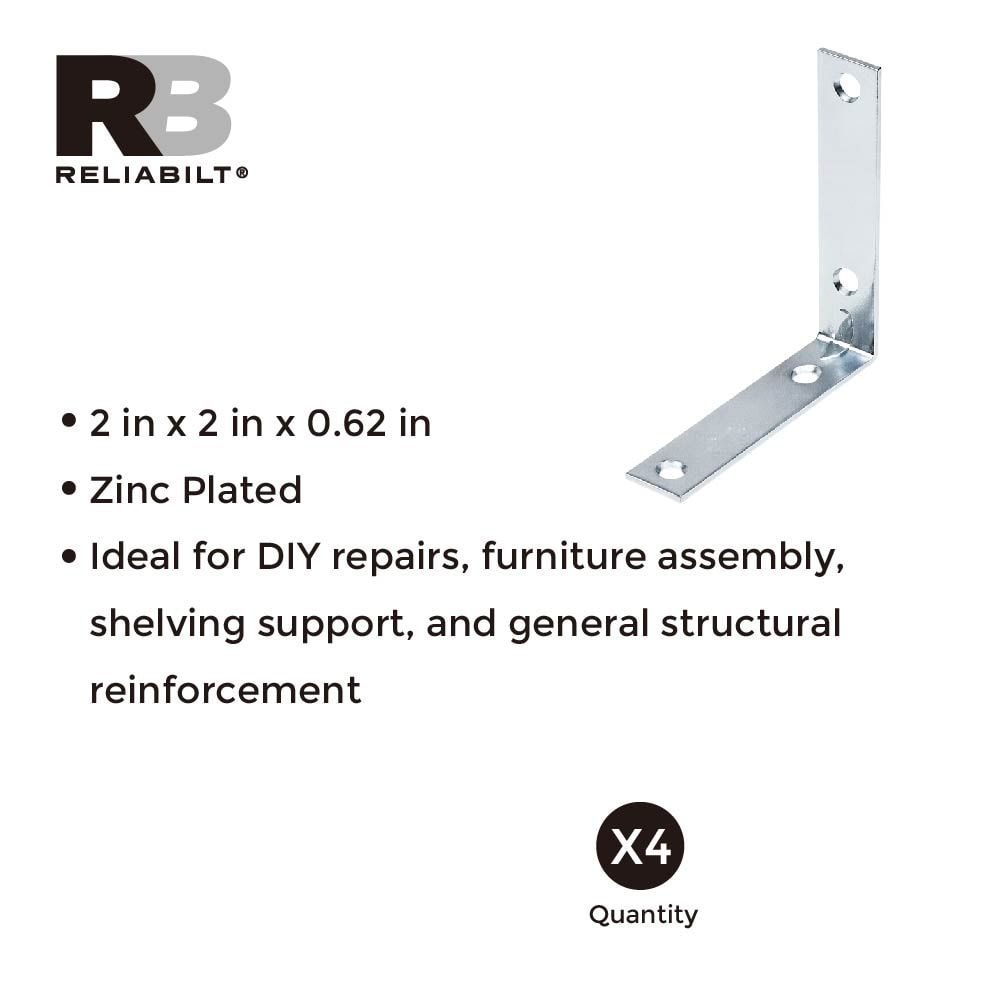 RELIABILT 22502ZCXLG Mending-Plates-Brackets-Braces - View #2