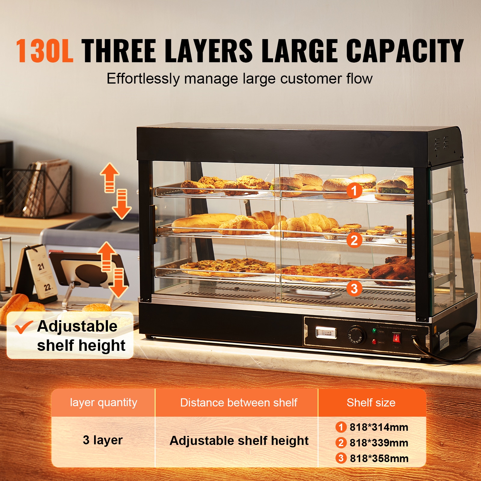 VEVOR BLZBWTC5PB2500001V1 Buffet-Servers - View #6