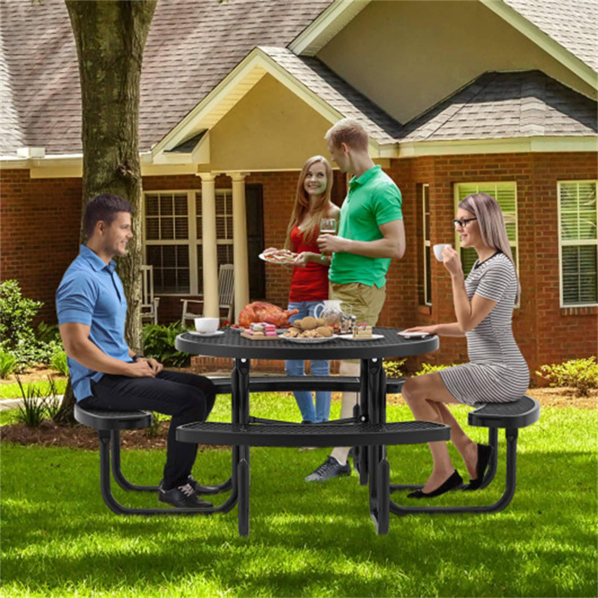 BABOOM BOM-1795BK+-OR Picnic-Tables - View #3