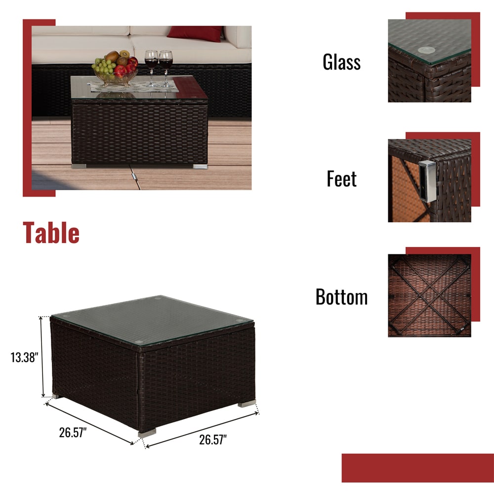 Afoxsos LWMX170 Patio-Conversation-Sets - View #7