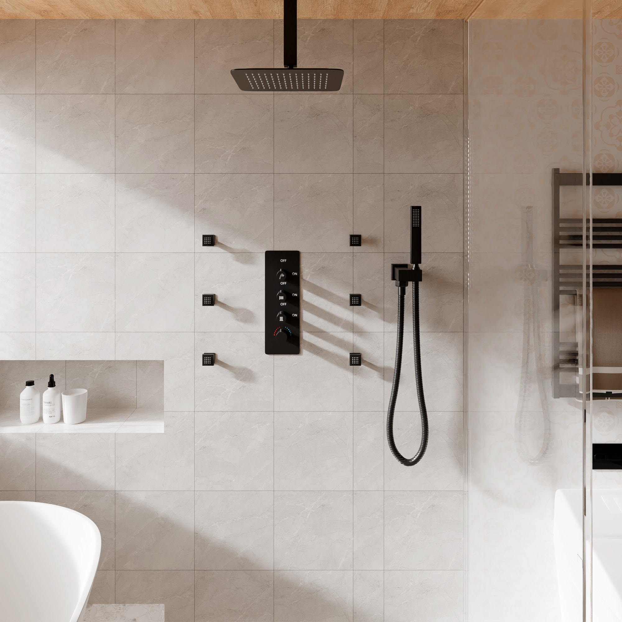 CASAINC TC05-VB Showerhead-Bar-Panels - View #2