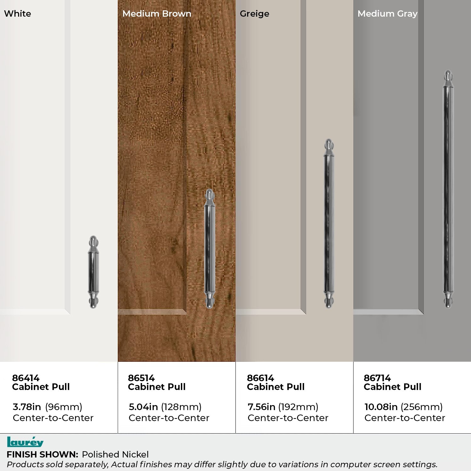 Laurey 86714 Cabinet-Pulls - View #6