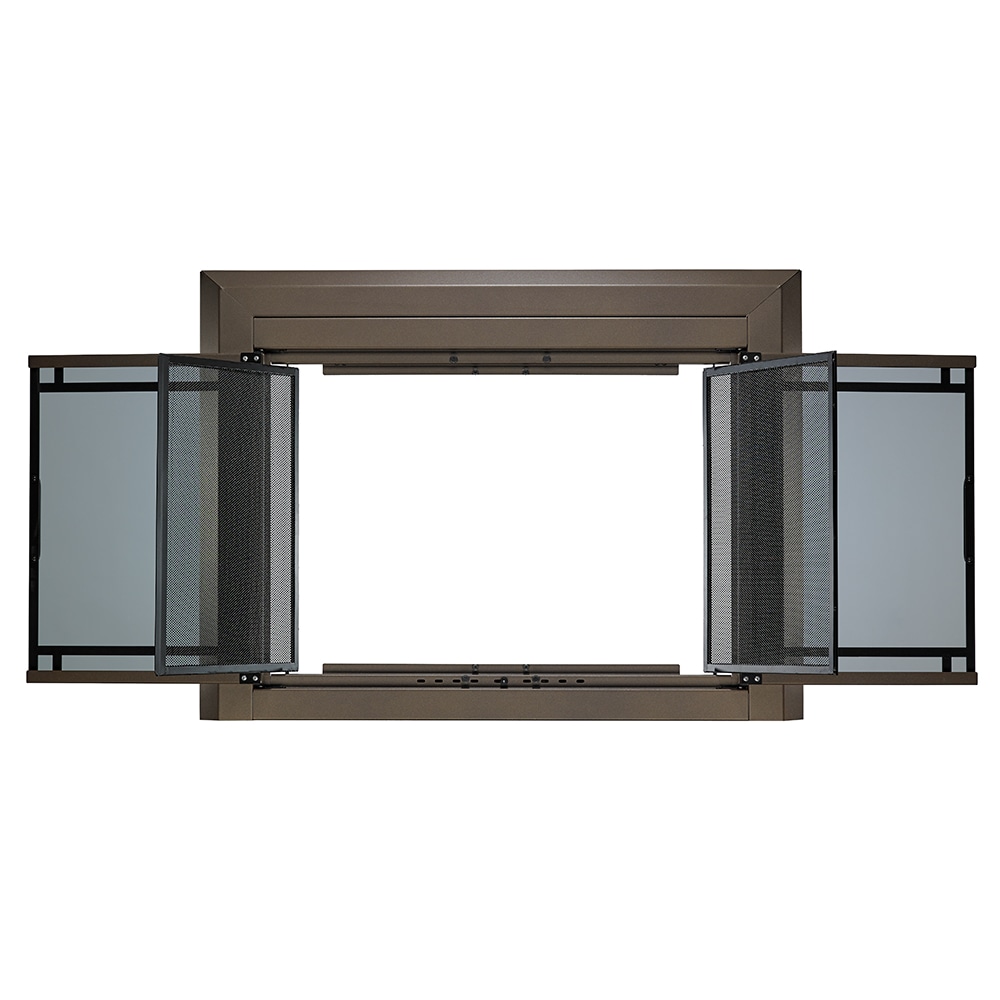 allen + roth FPDS403ORB Glass-Fireplace-Doors - View #6
