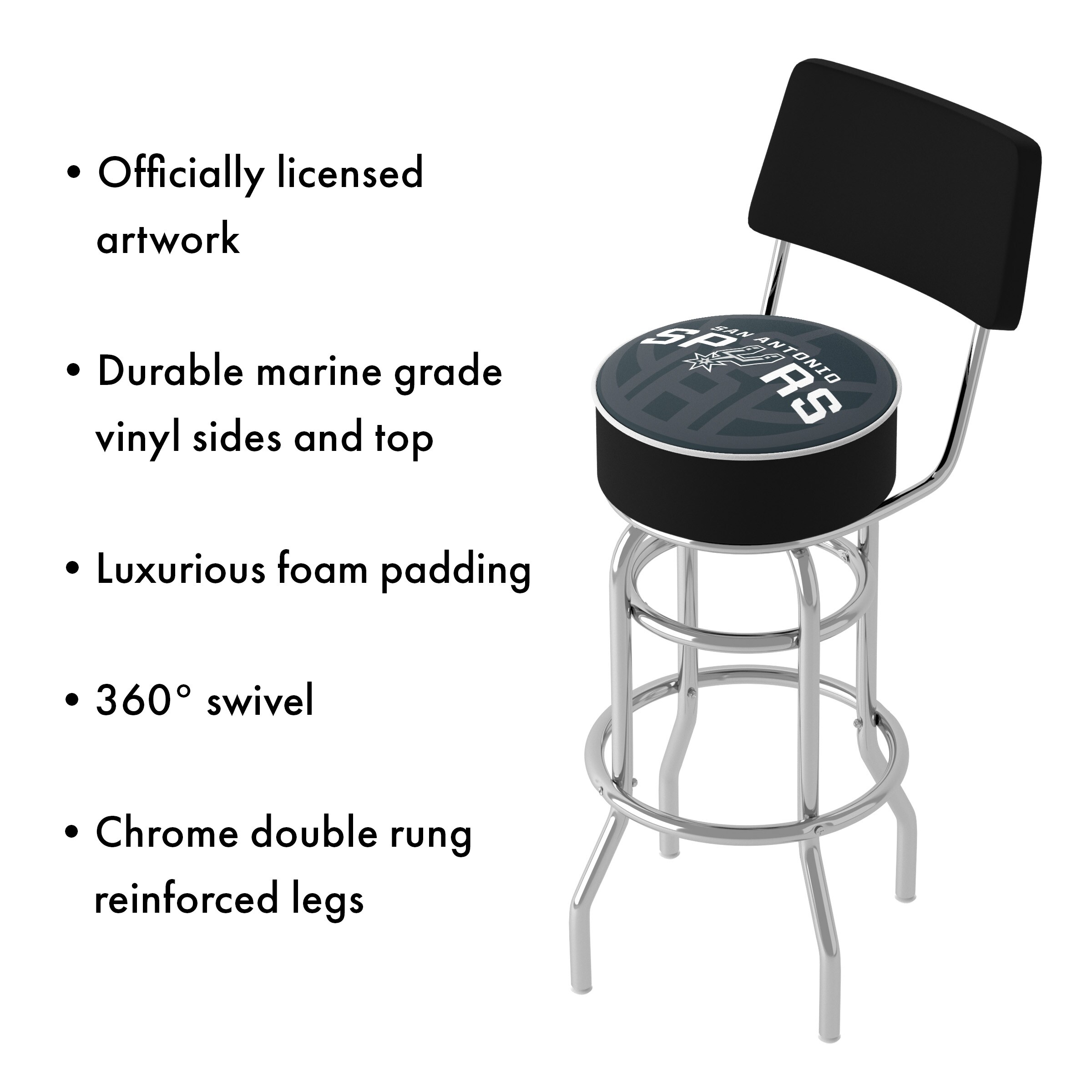 Trademark Gameroom NBA1100-SS2-TWN stools - View #3