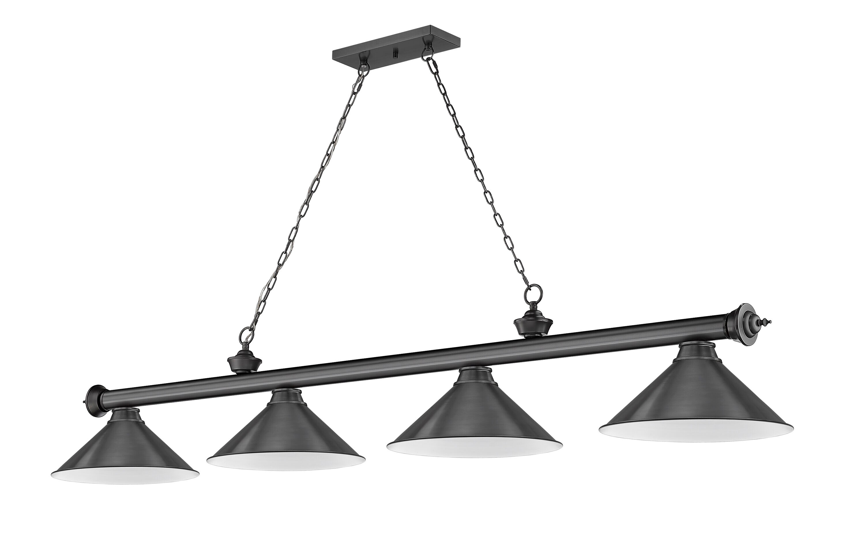 Z-Lite 2306-4BP-BP15 Pool-Table-Lighting - View #5