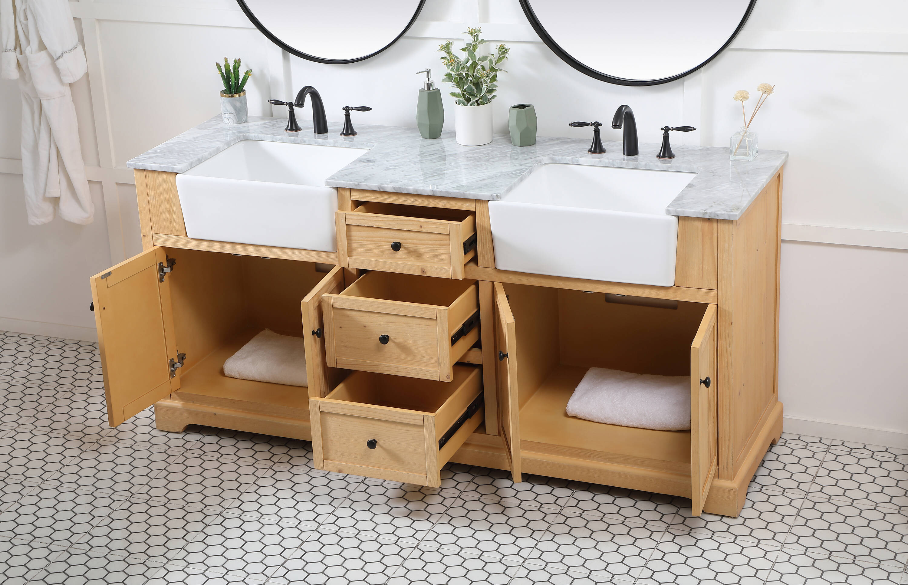 Elegant Decor HF180816DNW Bath-Vanity-Combo - View #4