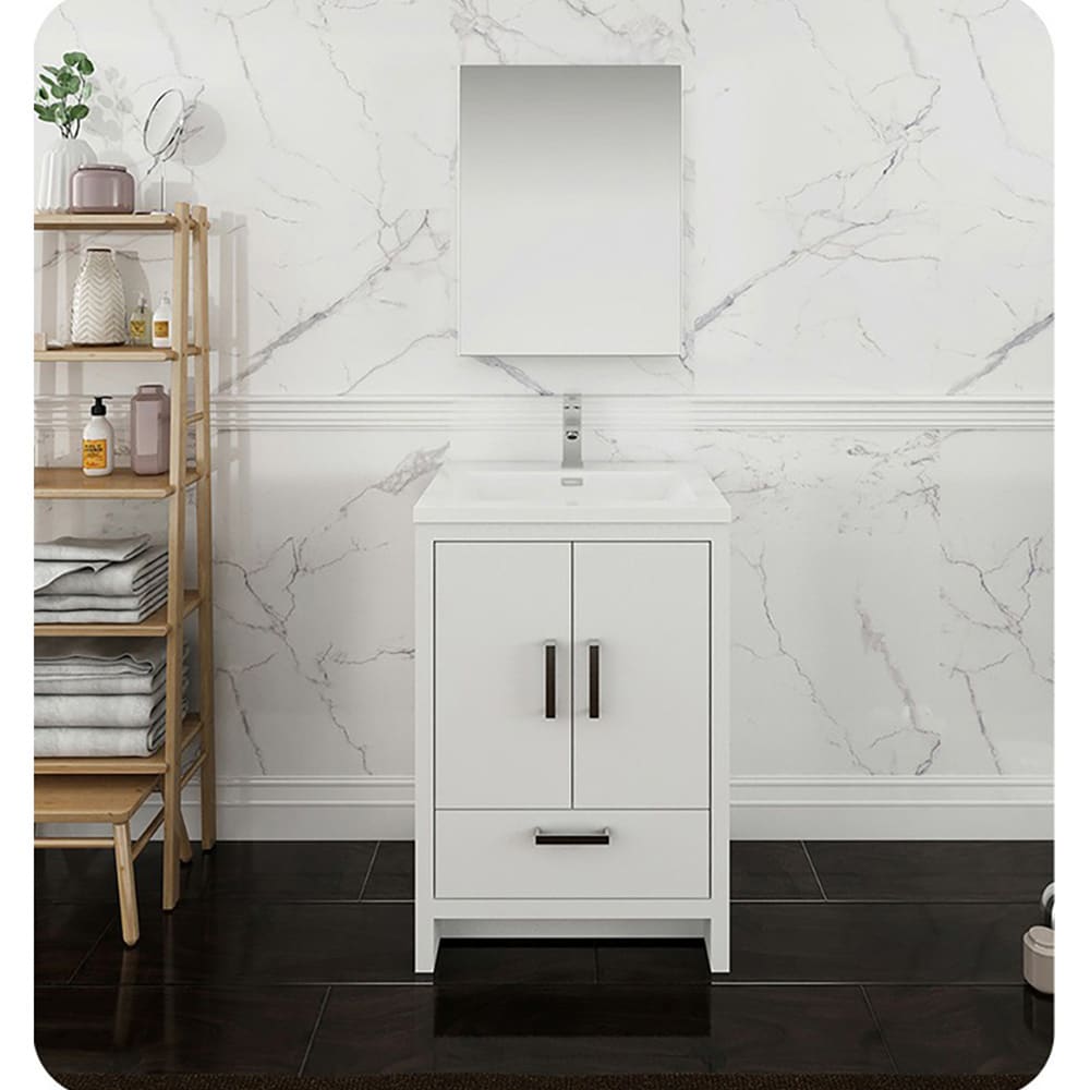 Fresca FCB9424WH-I Bath-Vanity-Combo - View #8
