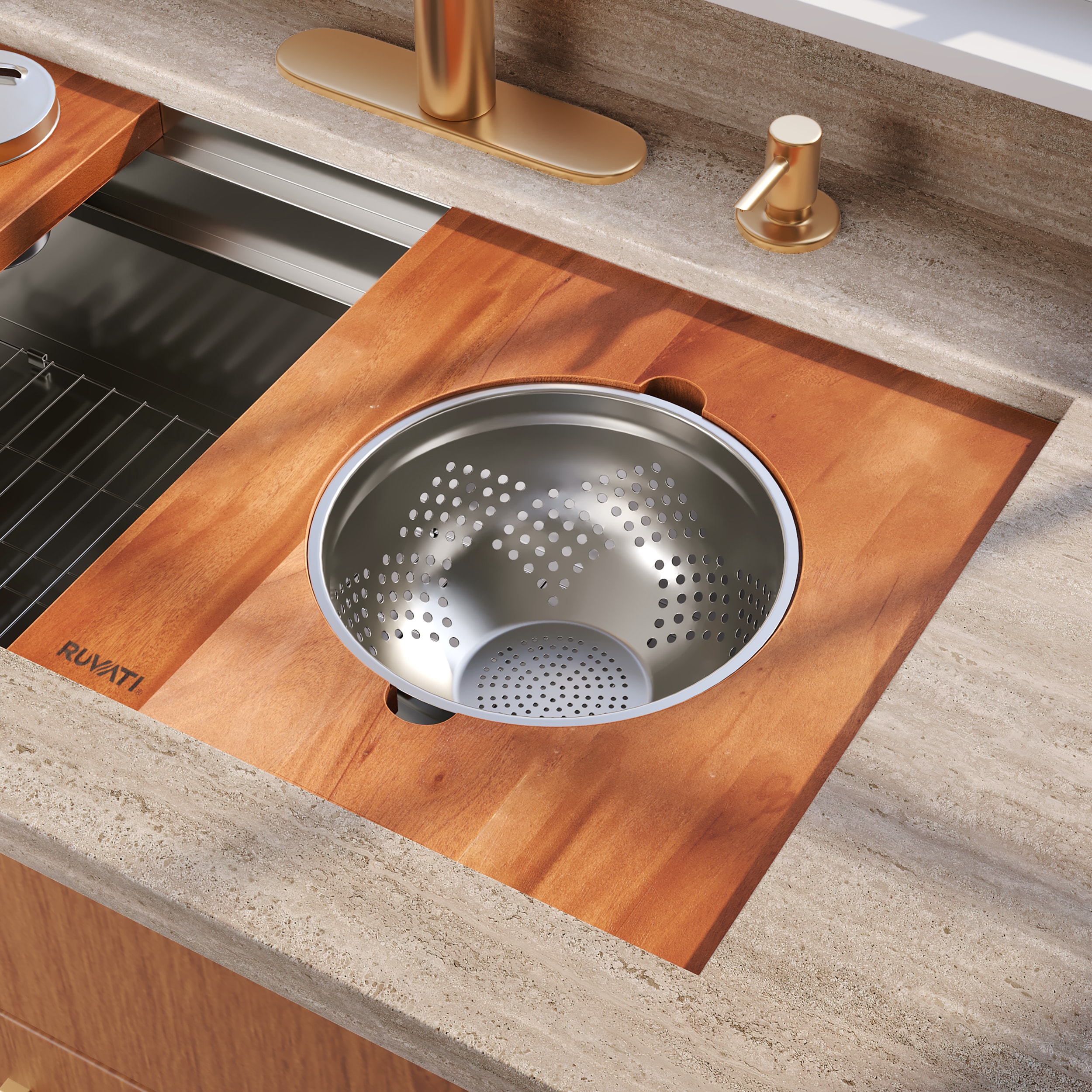 Ruvati RVH8222 Kitchen-Sinks - View #3