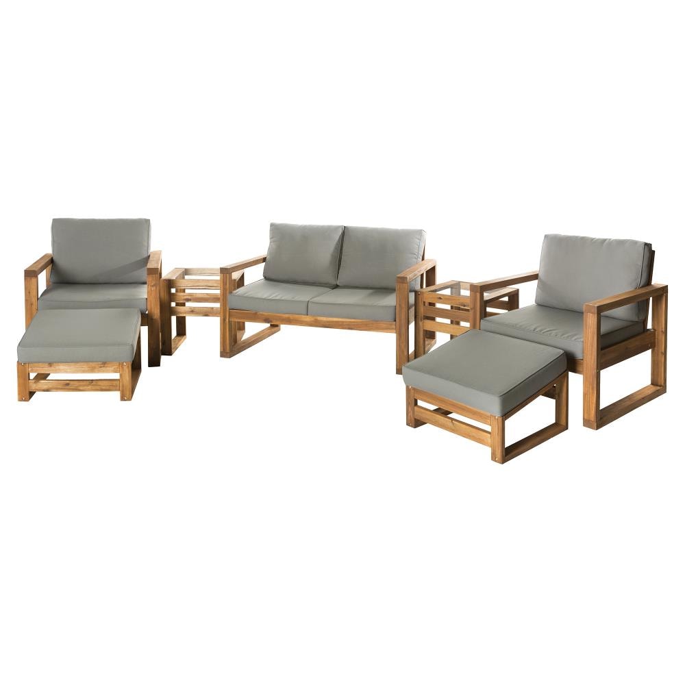 Walker Edison LWWHUD7CG Patio-Conversation-Sets - View #5