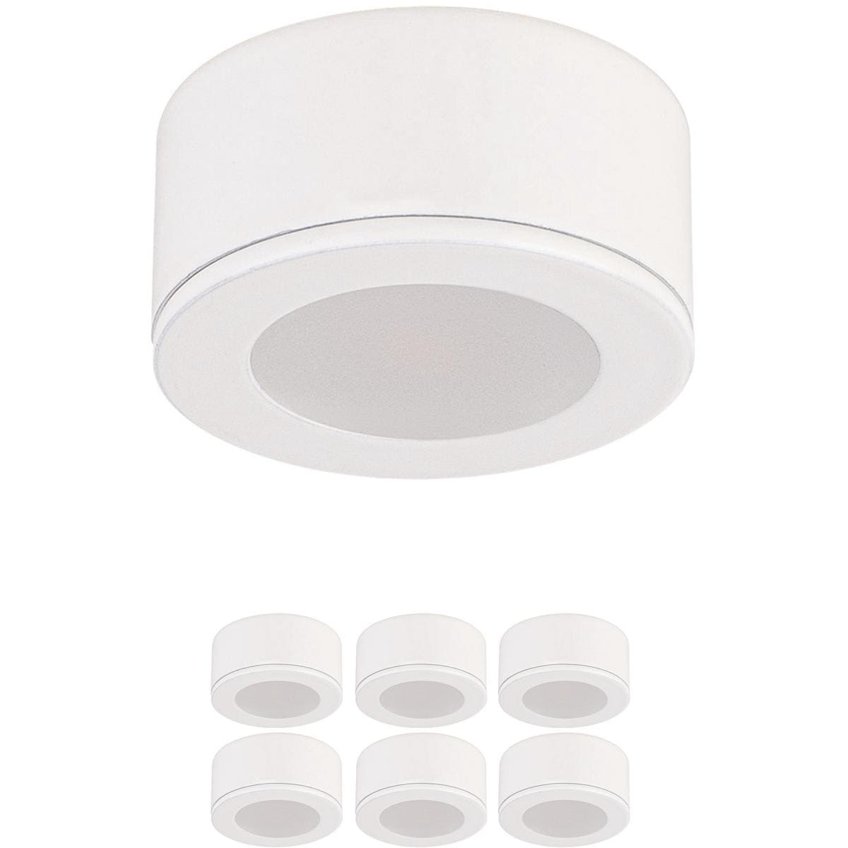 WAC Lighting 2554696 HR-LED10/6-30-WT Mini Puck  White