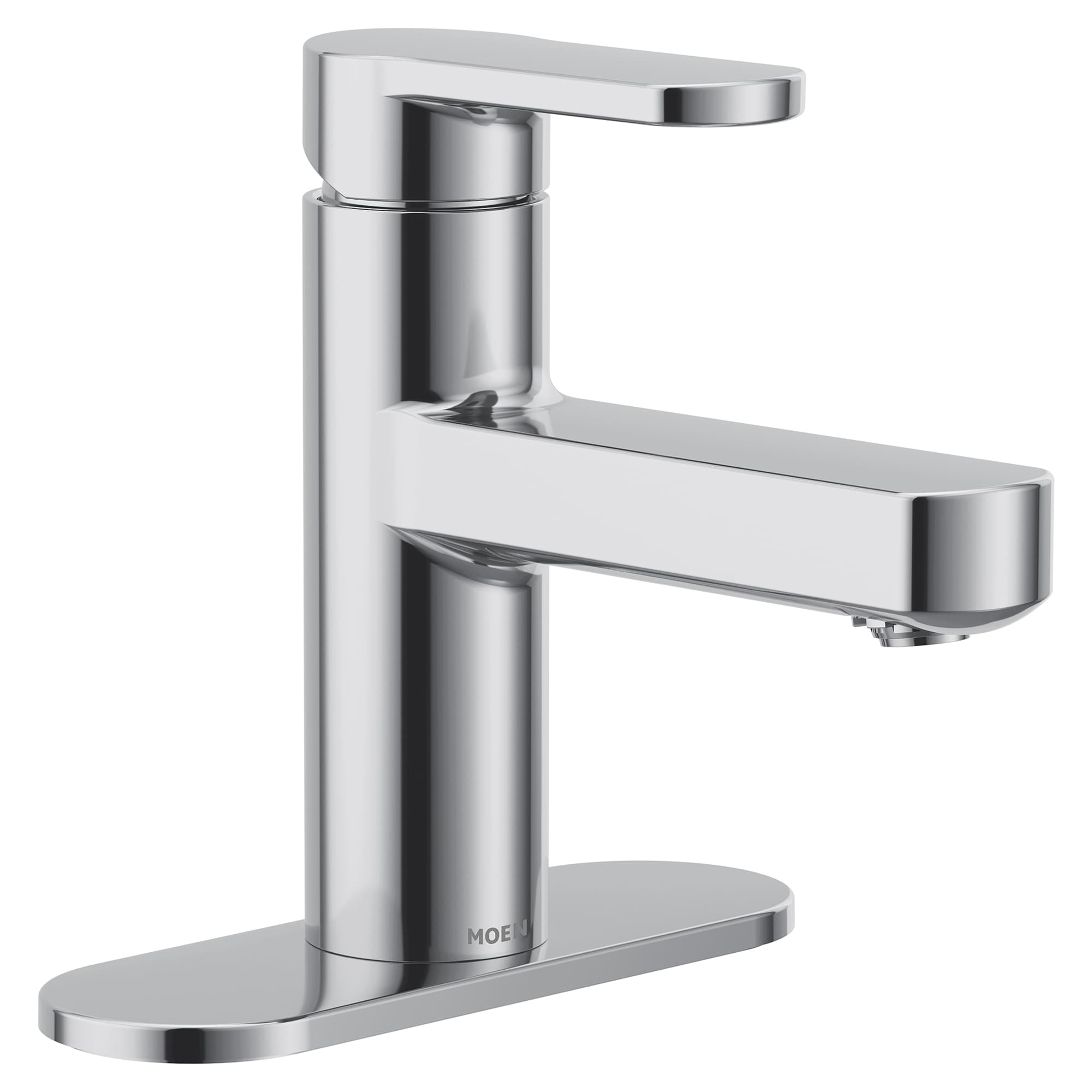 Laris Chrome Single Handle Modern Bathroom Faucet