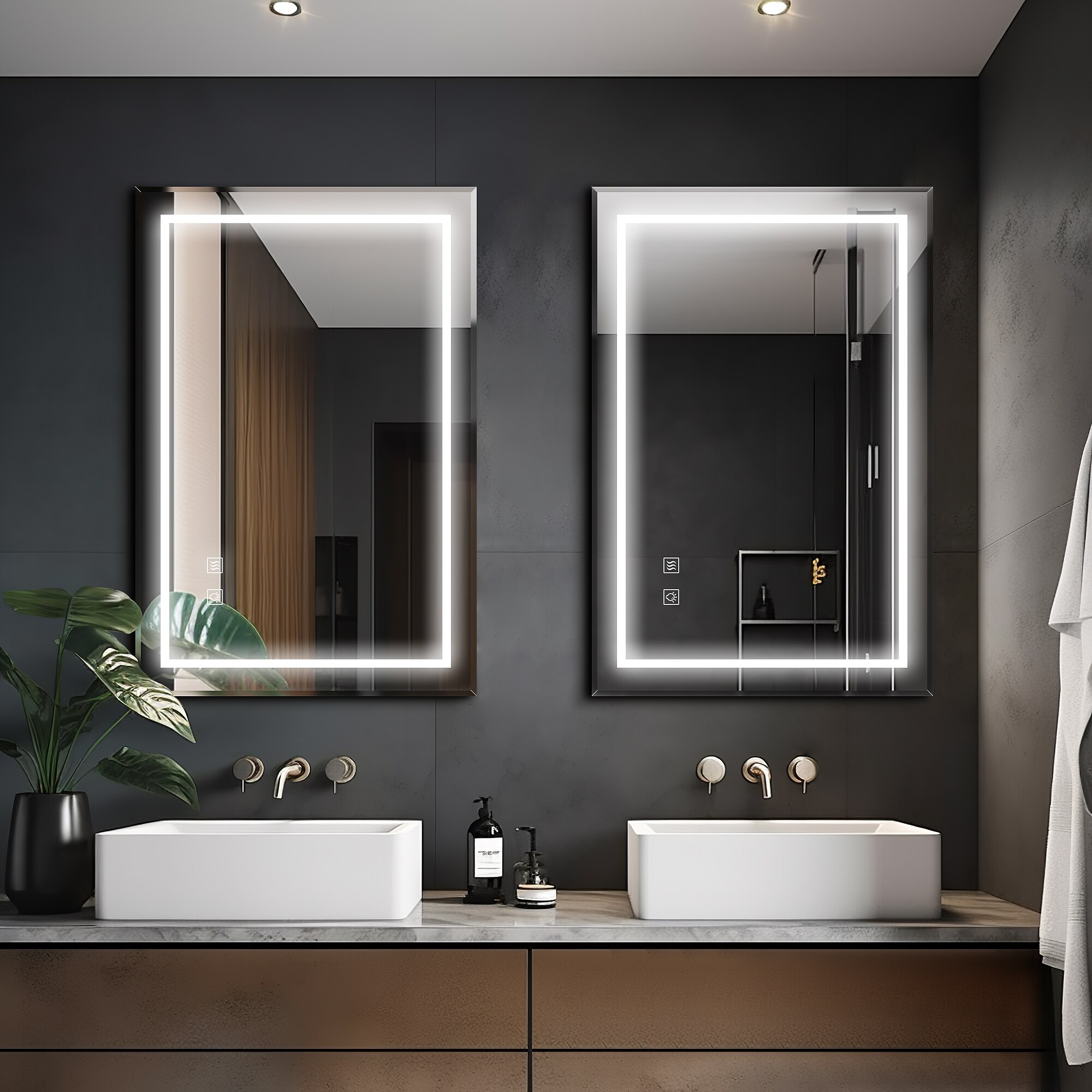 Dovelina LS-A-MR03068 Framed-Bath-Mirrors - View #2