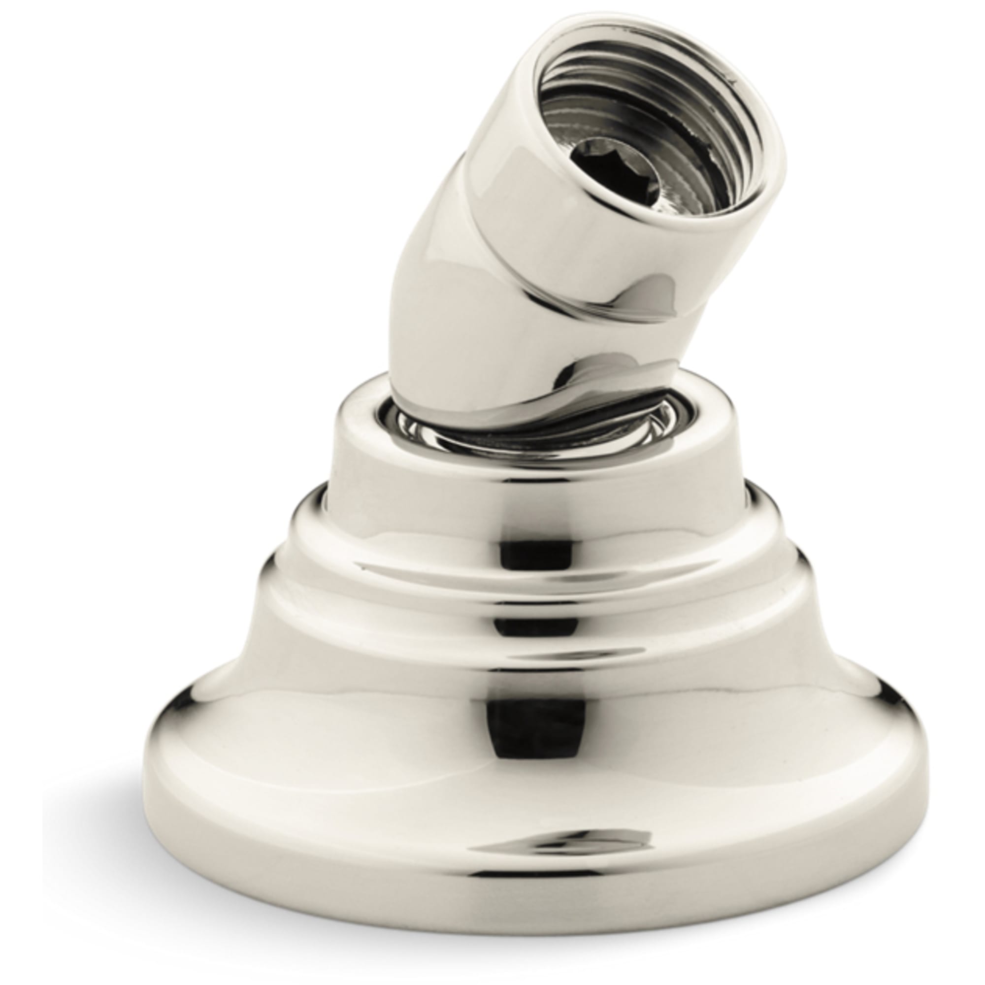 KOHLER 10573-SN Bancroft Vibrant Polished Nickel 1.375-in Universal Shower Hand shower holder