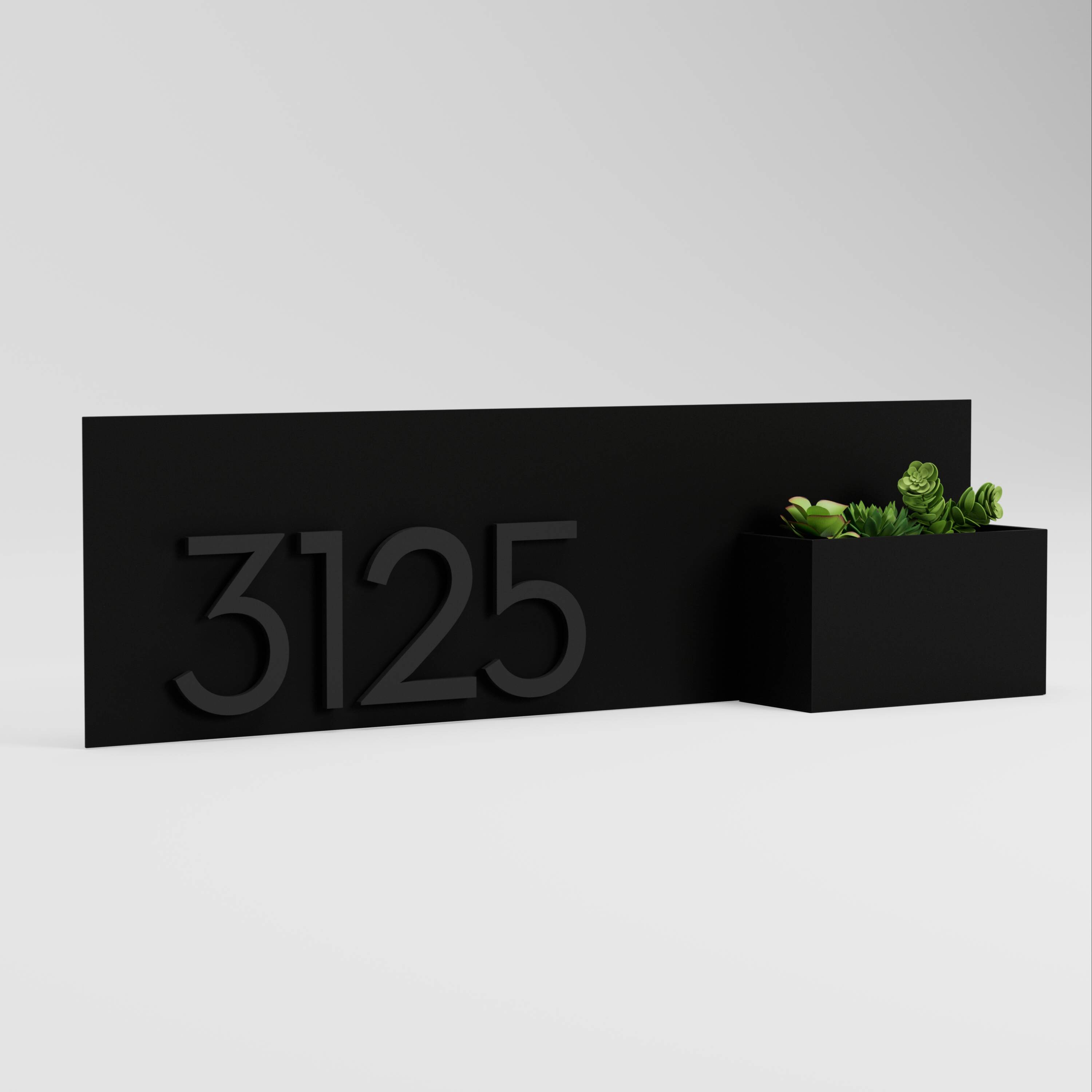 Post & Porch VISTA-BLACK Outdoor-Plaques-Holders - View #3