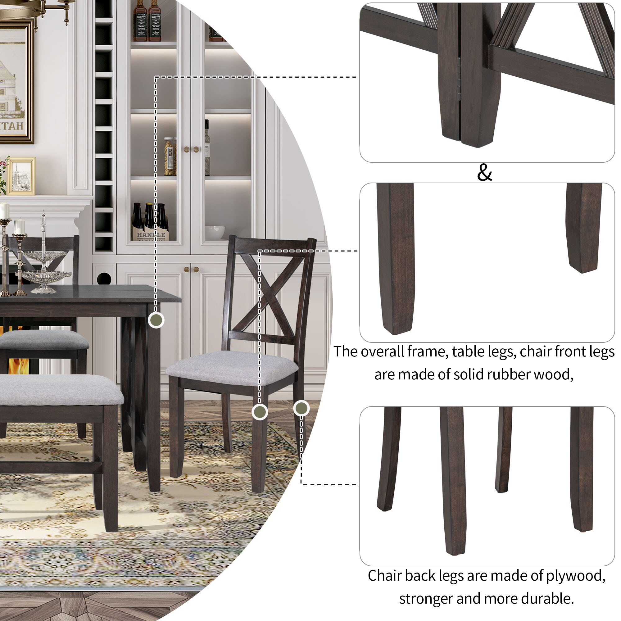 Flynama L-ST000046AAP Dining-Sets - View #3