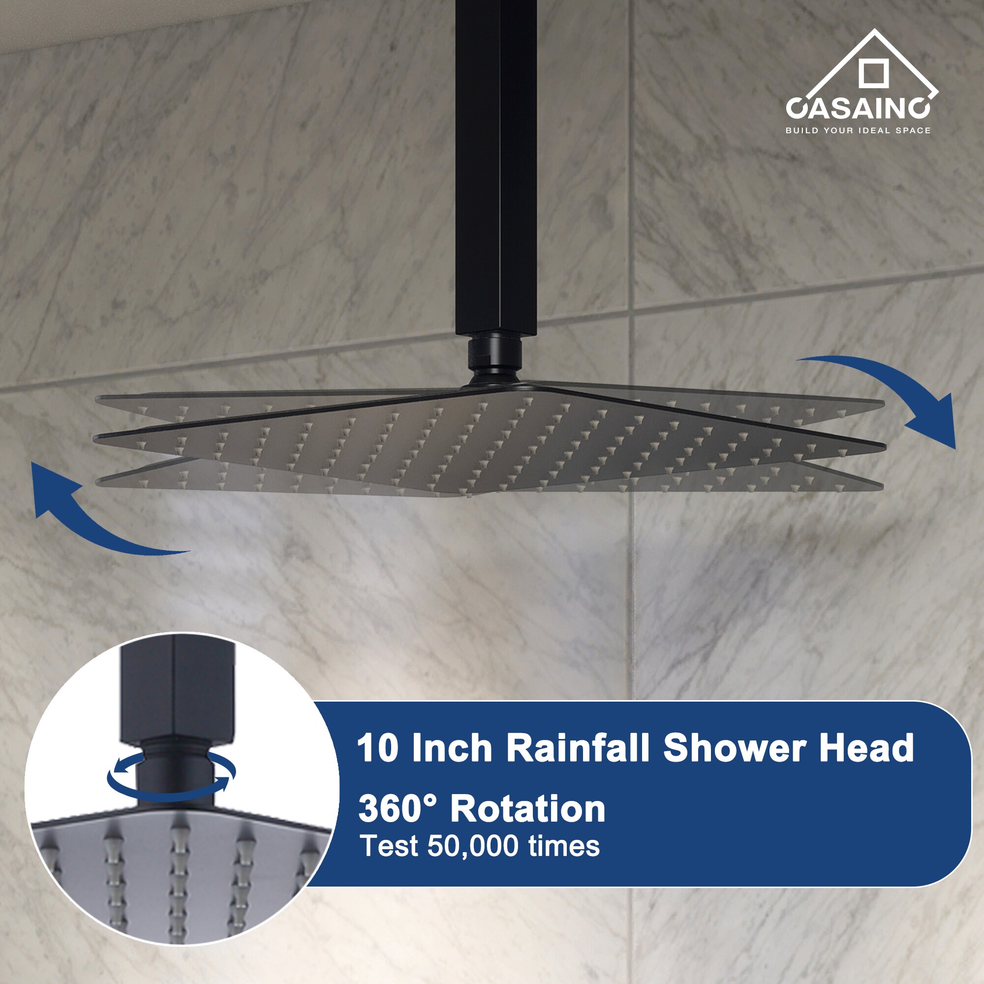 CASAINC WF-W98C03H-10 Showerhead-Bar-Panels - View #7