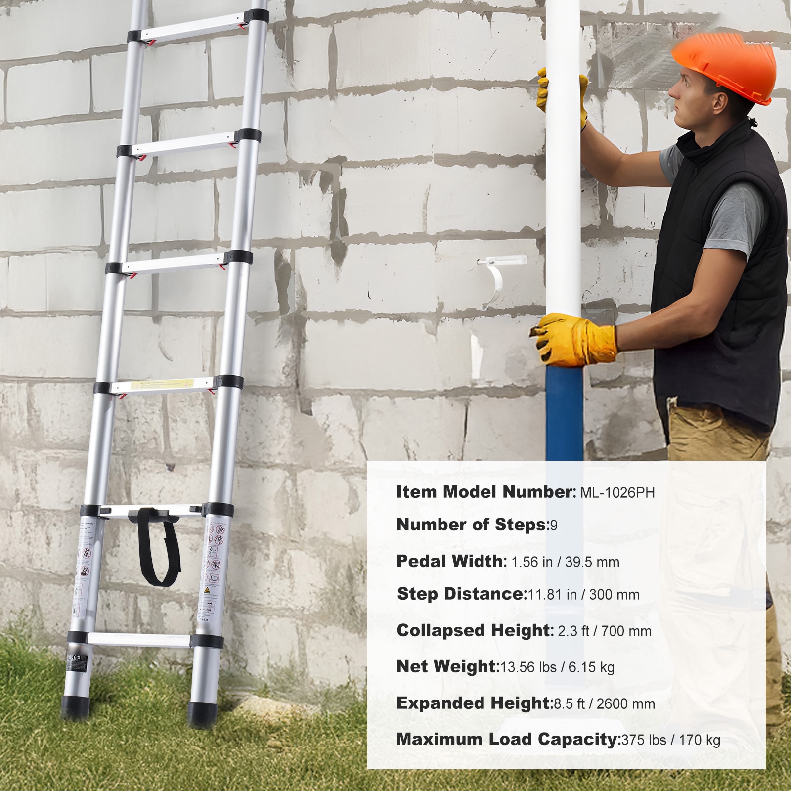 VEVOR SCSSLTNLSLK805991V0 Step-Ladders - View #7