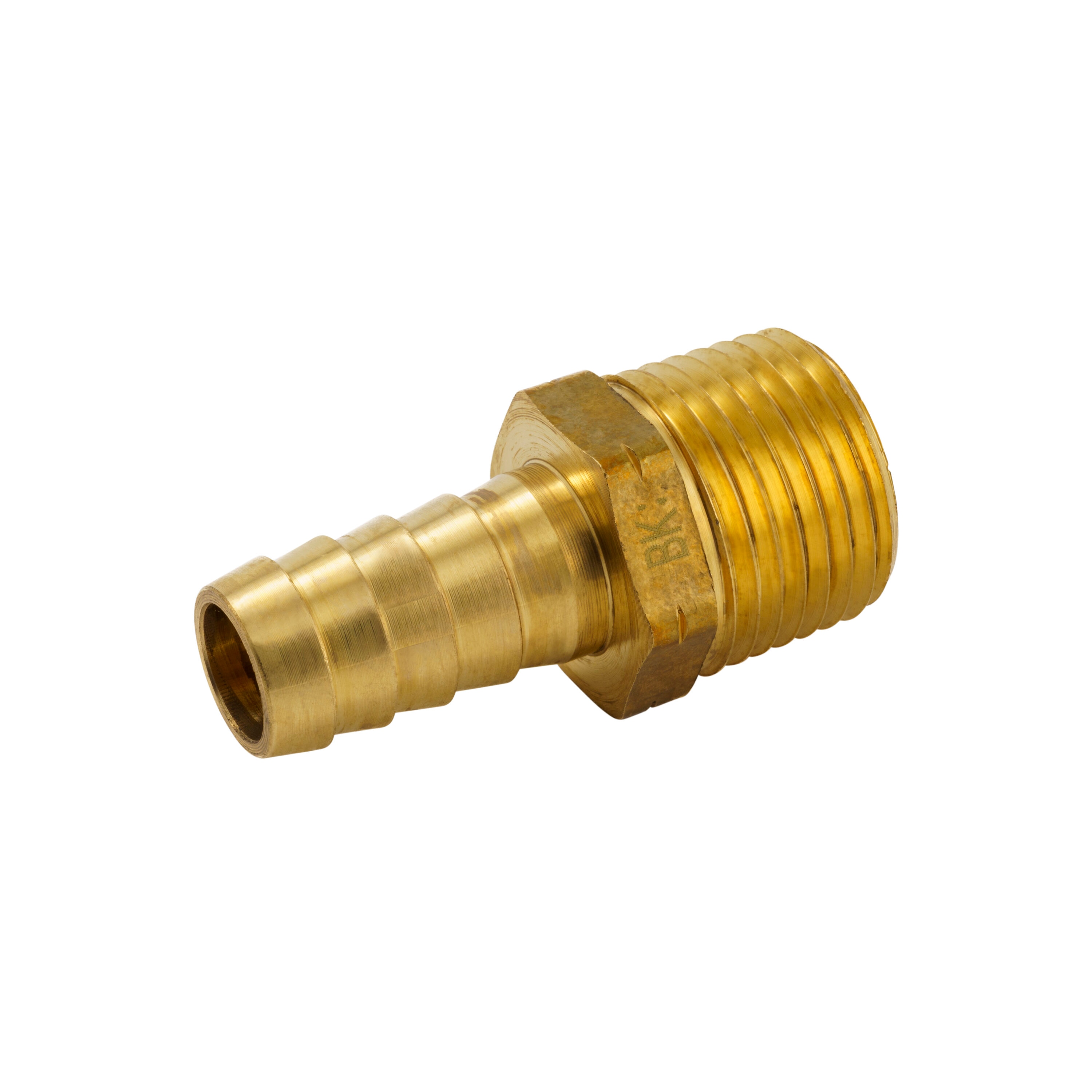 US Solid Brass Hose Fitting, Adapter, 1/2 Barb x 1/2 NPT Male Pipe  Fittings